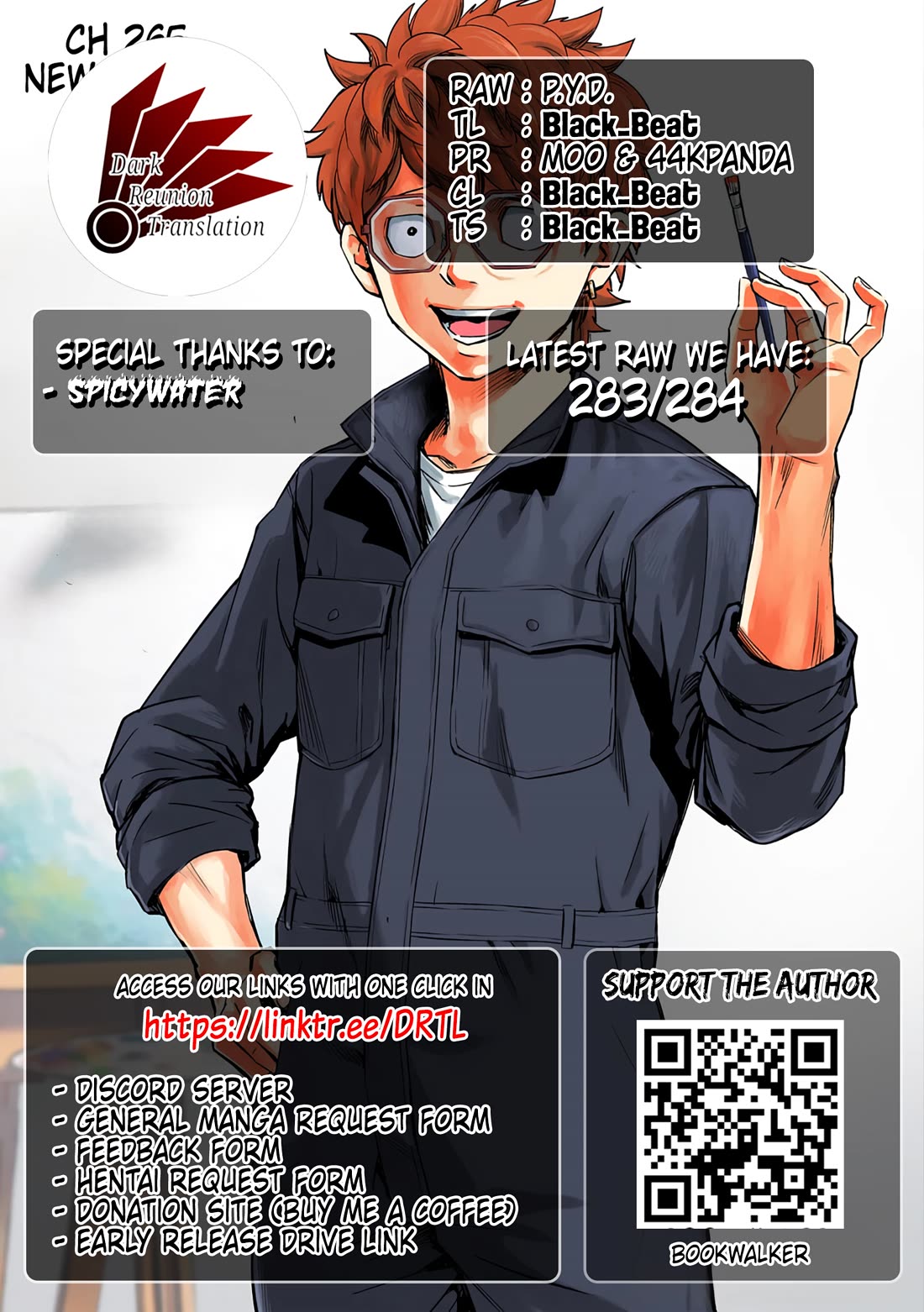 TSUYOSHI Chapter 278 page 17 - Chapter 278: Running Over