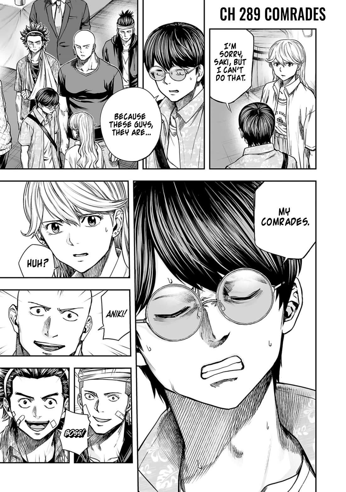 TSUYOSHI Chapter 289 page 1 - Chapter 289: Comrades