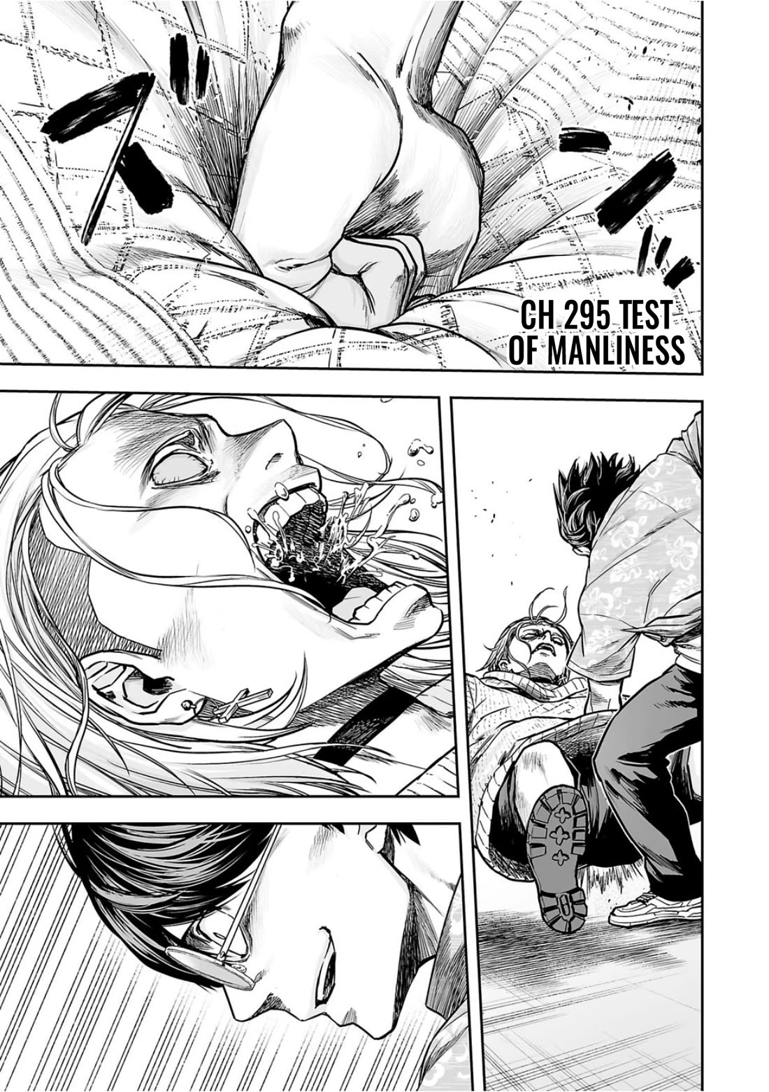 TSUYOSHI Chapter 295 page 1 - Chapter 295: Test of Manliness