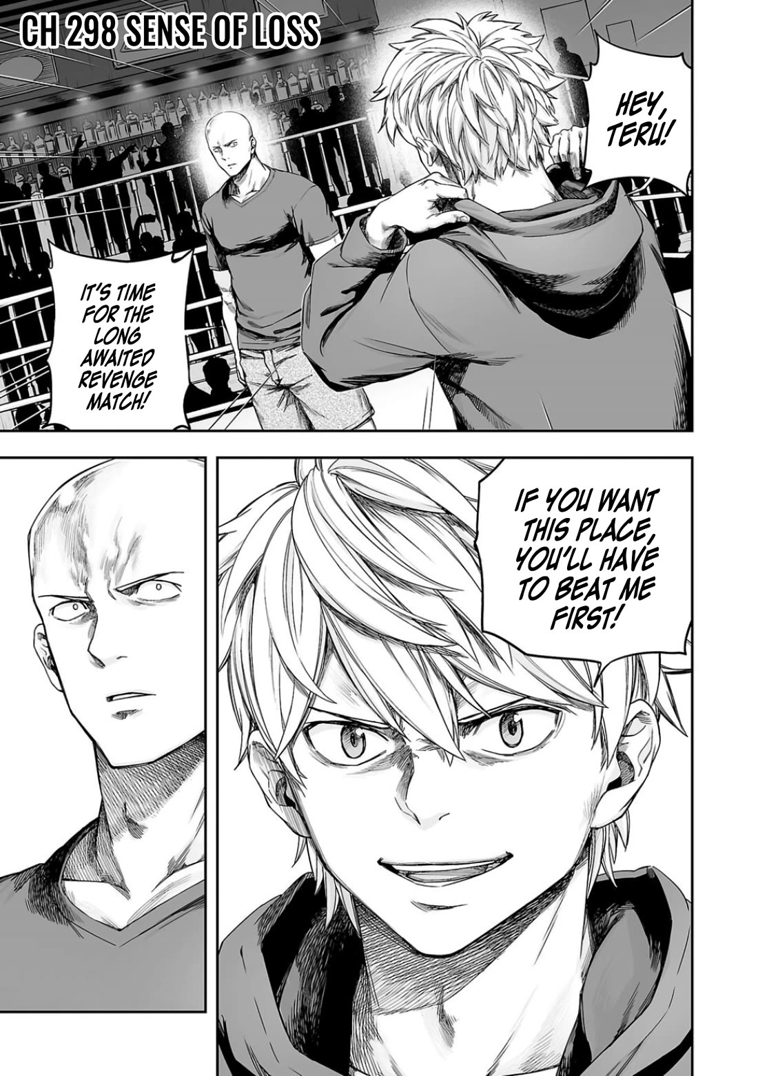 TSUYOSHI Chapter 298 page 1 - Chapter 298: Sense of Loss