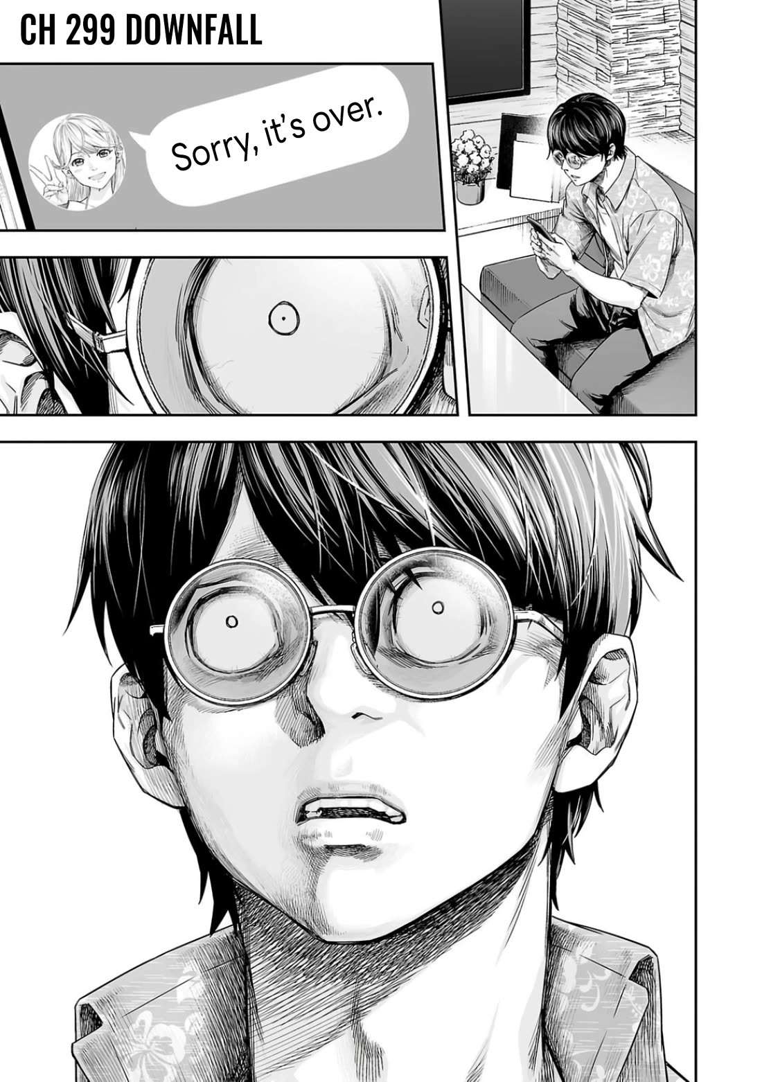 TSUYOSHI Chapter 299 page 1 - Chapter 299: Downfall