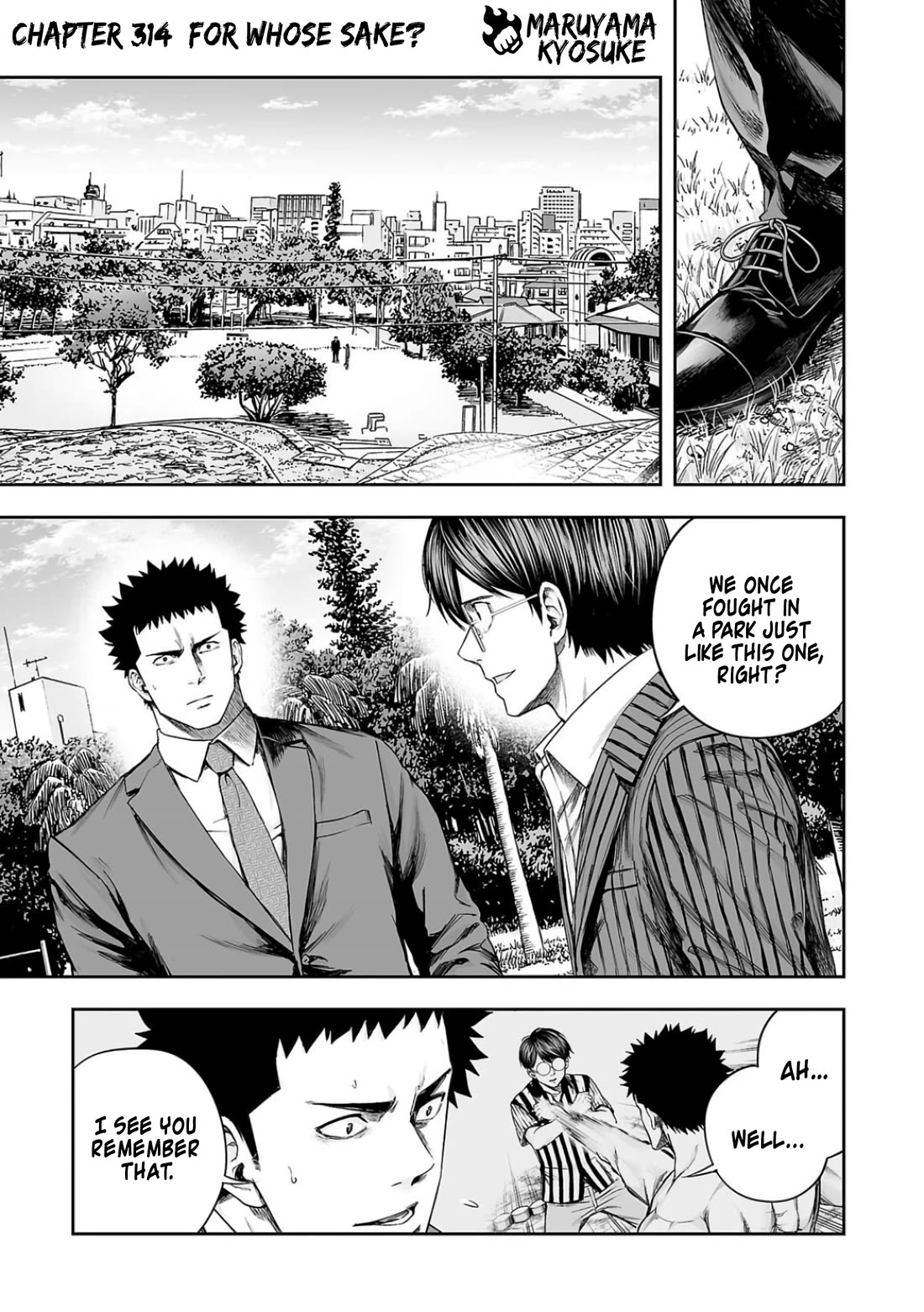 TSUYOSHI Chapter 314 page 1 - Chapter 314: For Whose Sake?