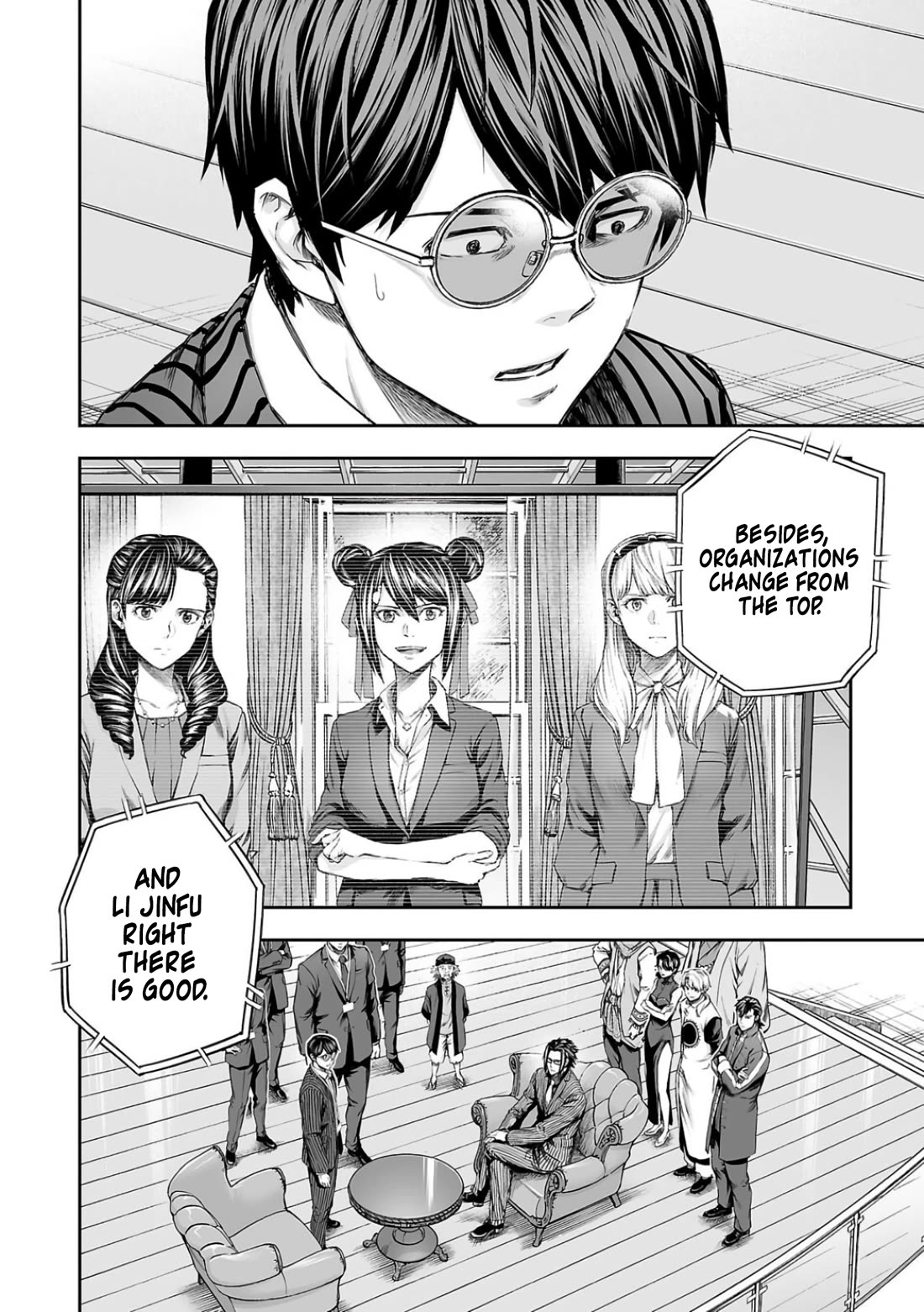 TSUYOSHI Chapter 338 page 12 - Chapter 338: World Revolution Council