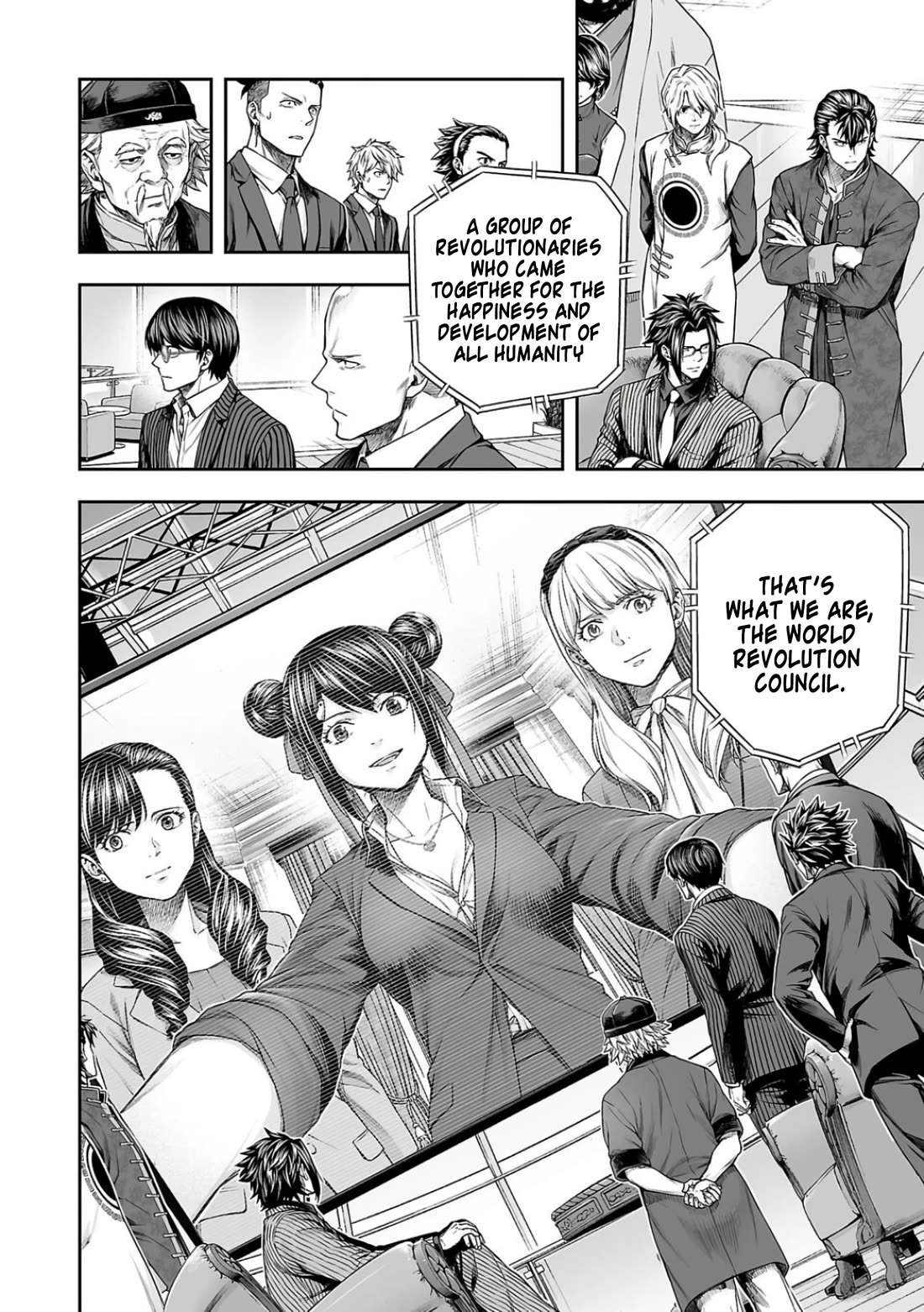 TSUYOSHI Chapter 338 page 8 - Chapter 338: World Revolution Council