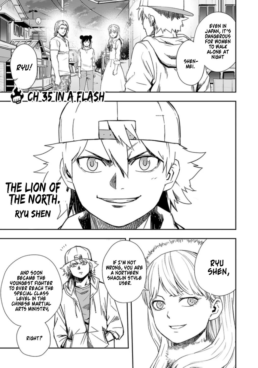 TSUYOSHI Chapter 35 page 1 - Chapter 35: In a Flash