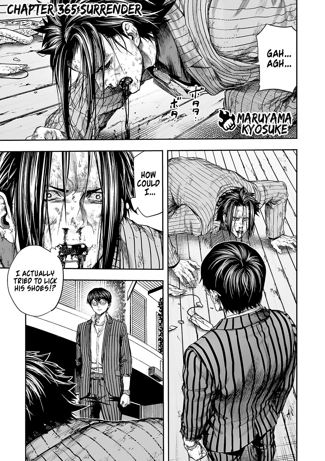 TSUYOSHI Chapter 365 page 1 - Chapter 365: Surrender