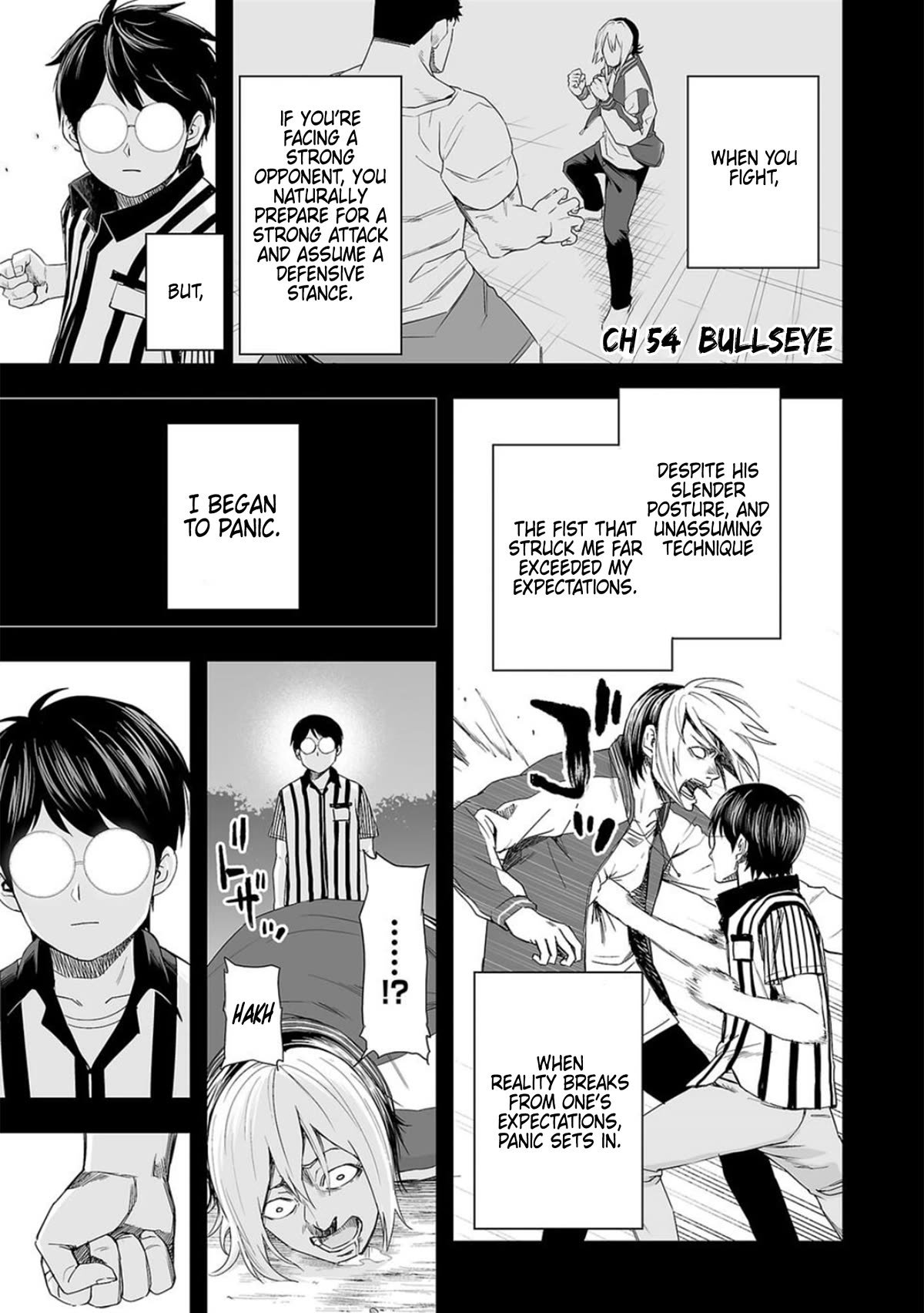 TSUYOSHI Chapter 54 page 1 - Chapter 54: Bullseye