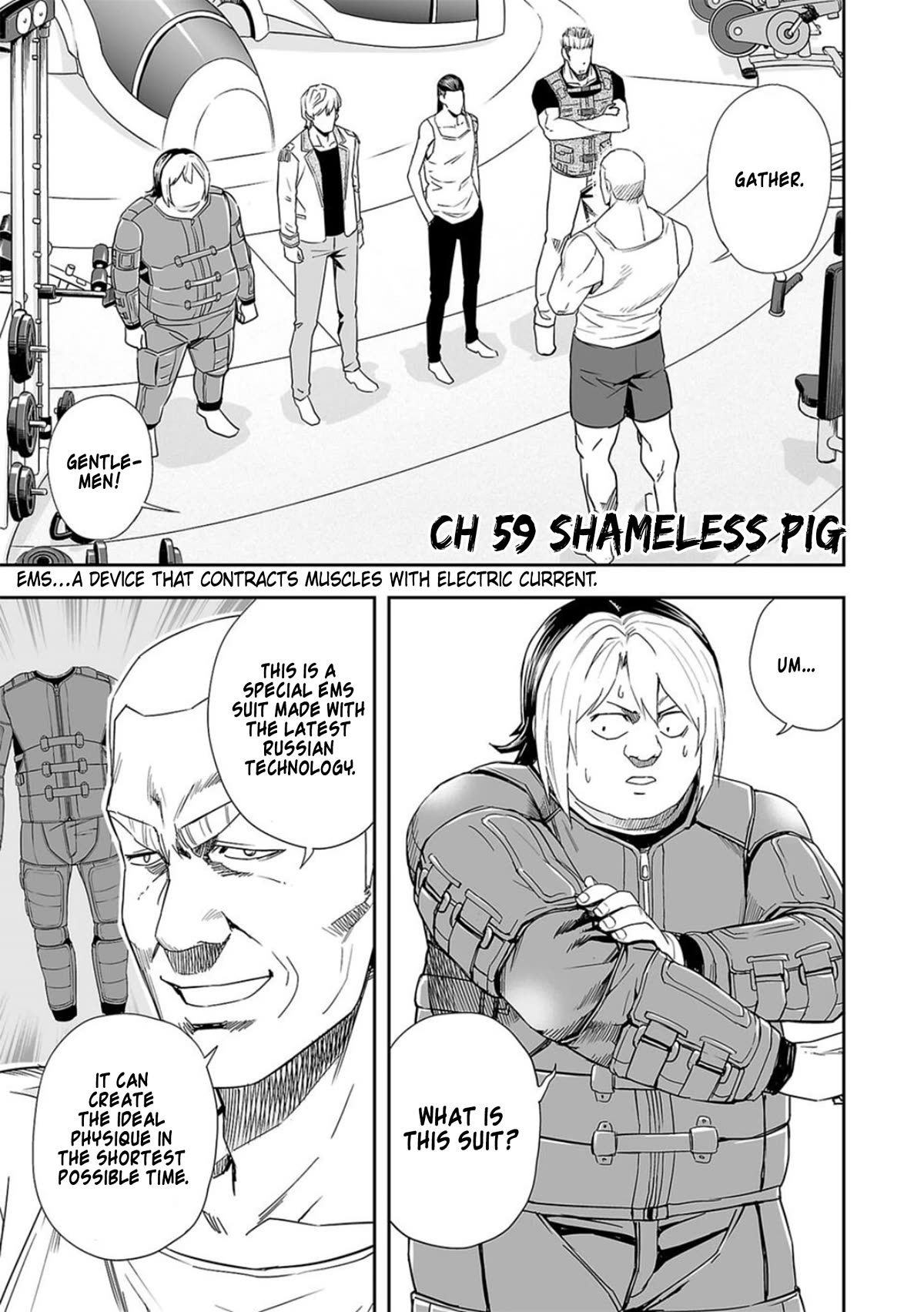 TSUYOSHI Chapter 59 page 1 - Chapter 59: Shameless Pig