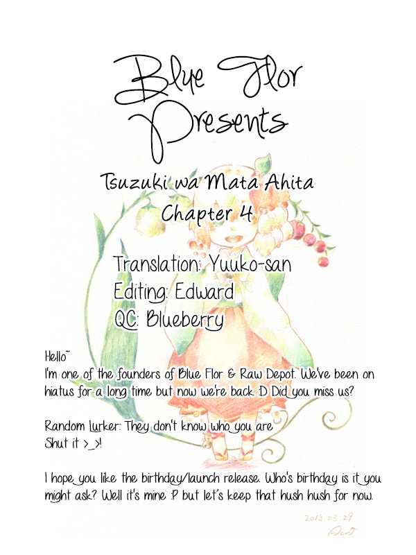 Tsuzuki wa Mata Ashita Chapter 4.2 page 1 - Chapter 4 v2 : A Rainy Day