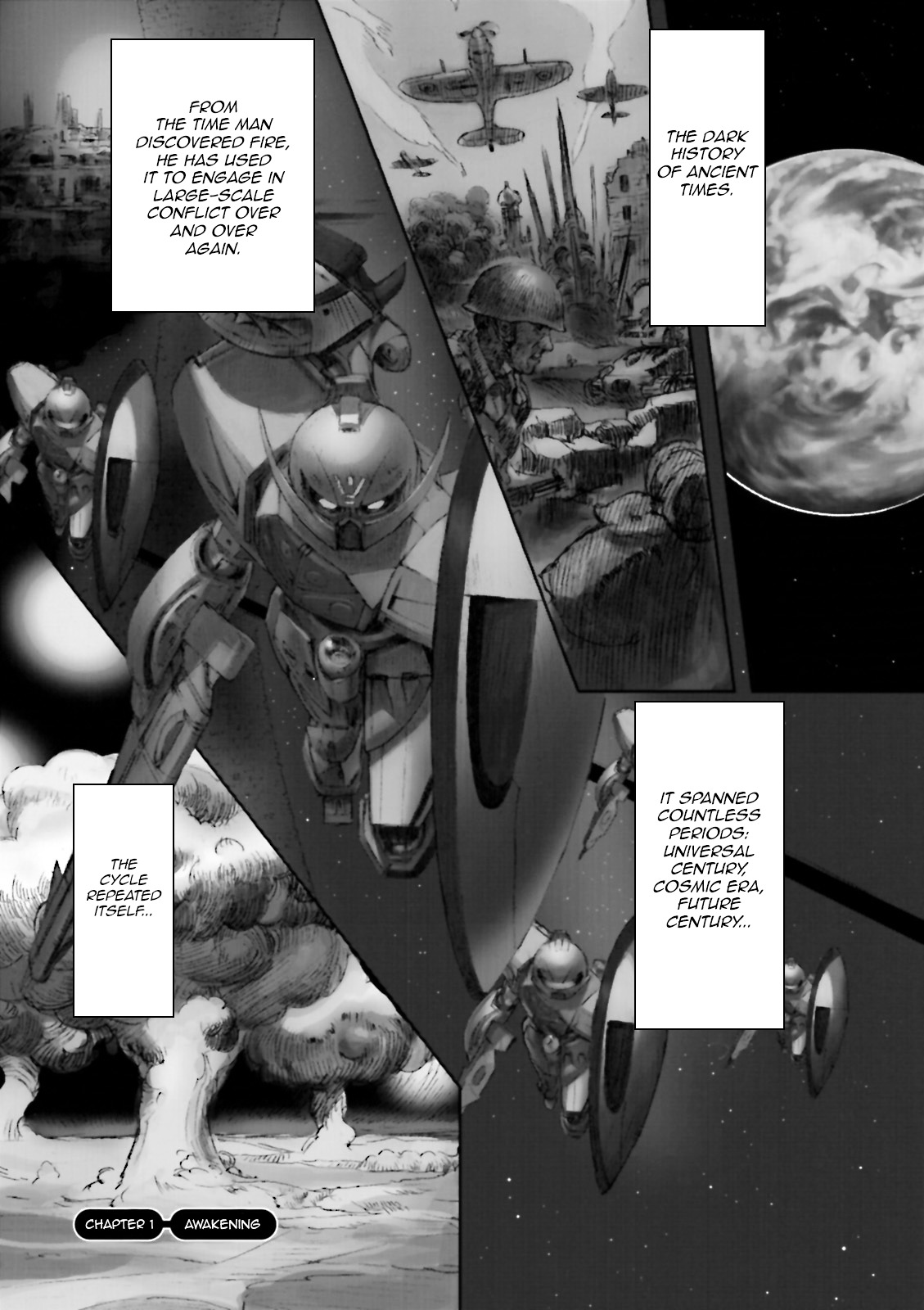 Turn A Gundam: Wind of the Moon Chapter 1 page 4 - Chapter 1 : Awakening