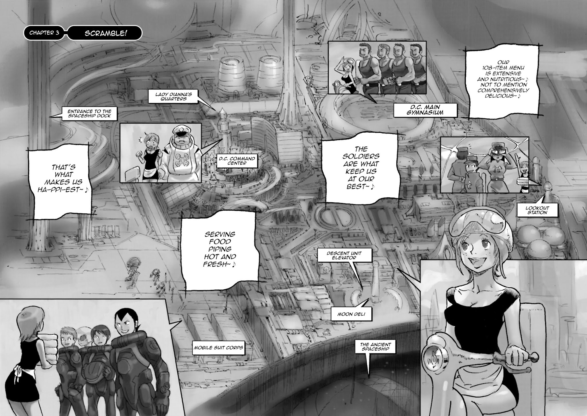 Turn A Gundam: Wind of the Moon Chapter 3 page 2 - Chapter 3 : Scramble !