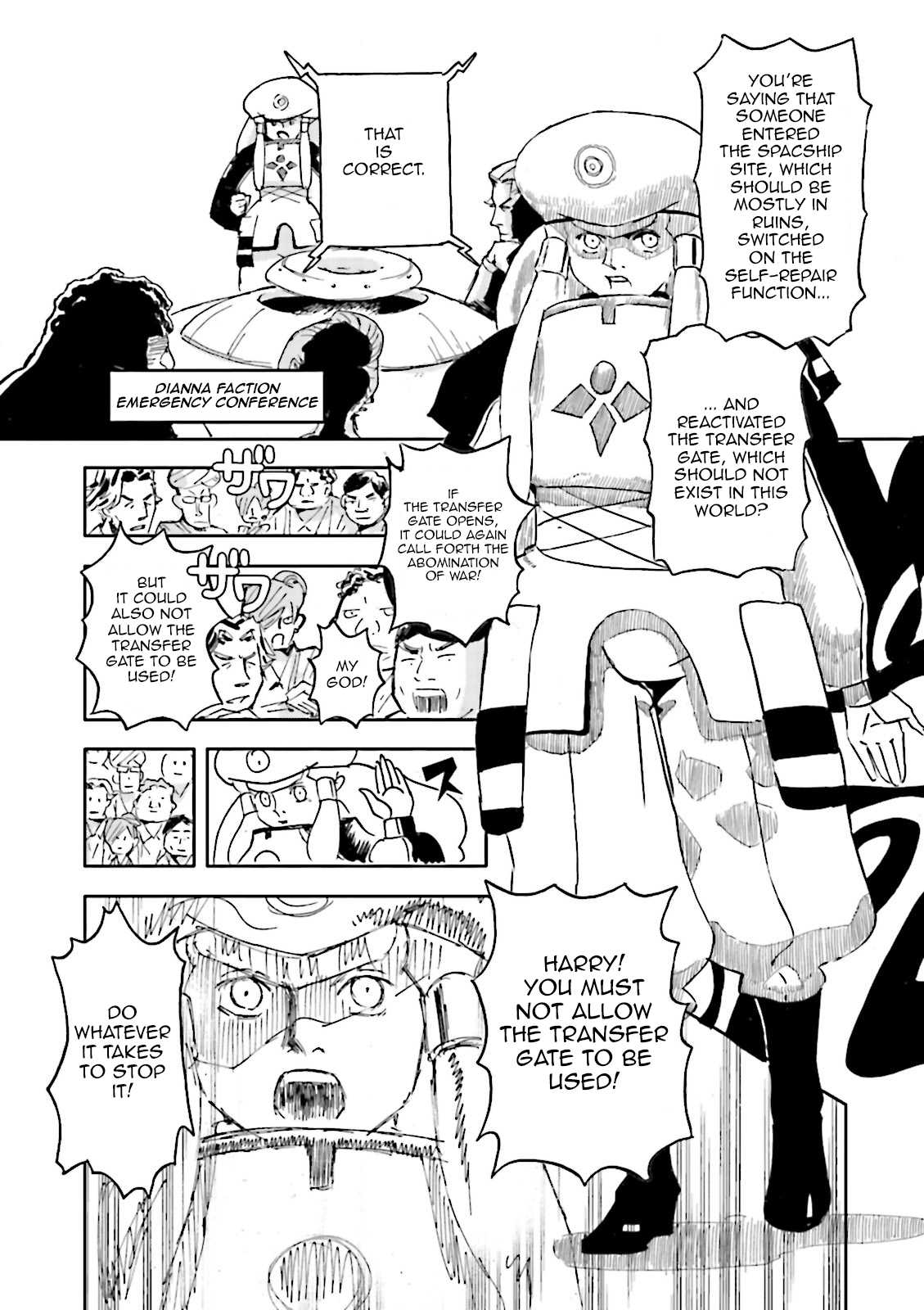 Turn A Gundam: Wind of the Moon Chapter 7 page 10 - Chapter 7 : New Human League