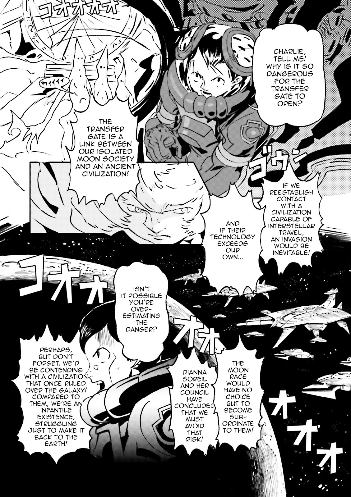 Turn A Gundam: Wind of the Moon Chapter 8 page 17 - Chapter 8 : Tomorrow, the bright skies of Earth [Final Chapter]