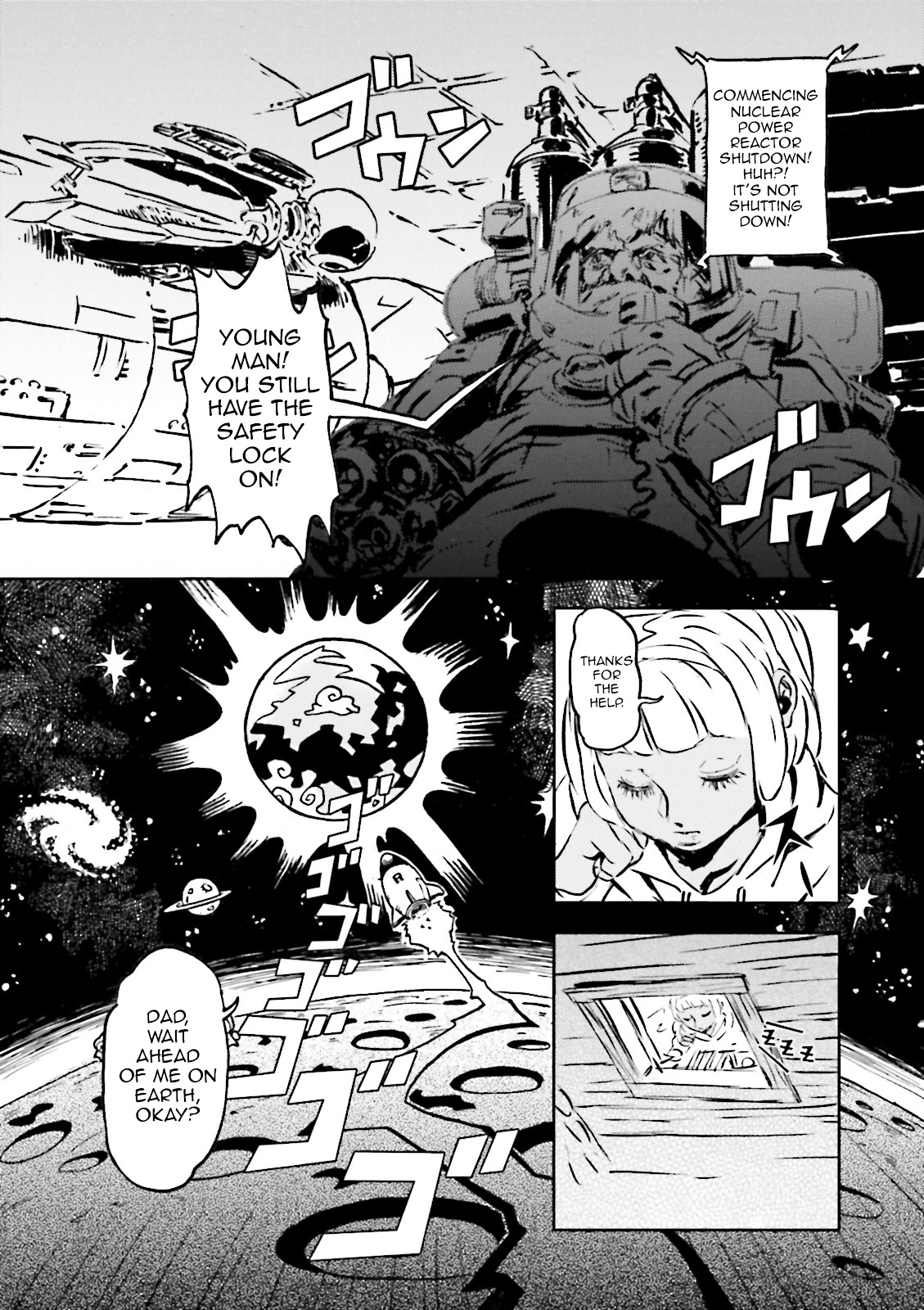 Turn A Gundam: Wind of the Moon Chapter 8 page 33 - Chapter 8 : Tomorrow, the bright skies of Earth [Final Chapter]