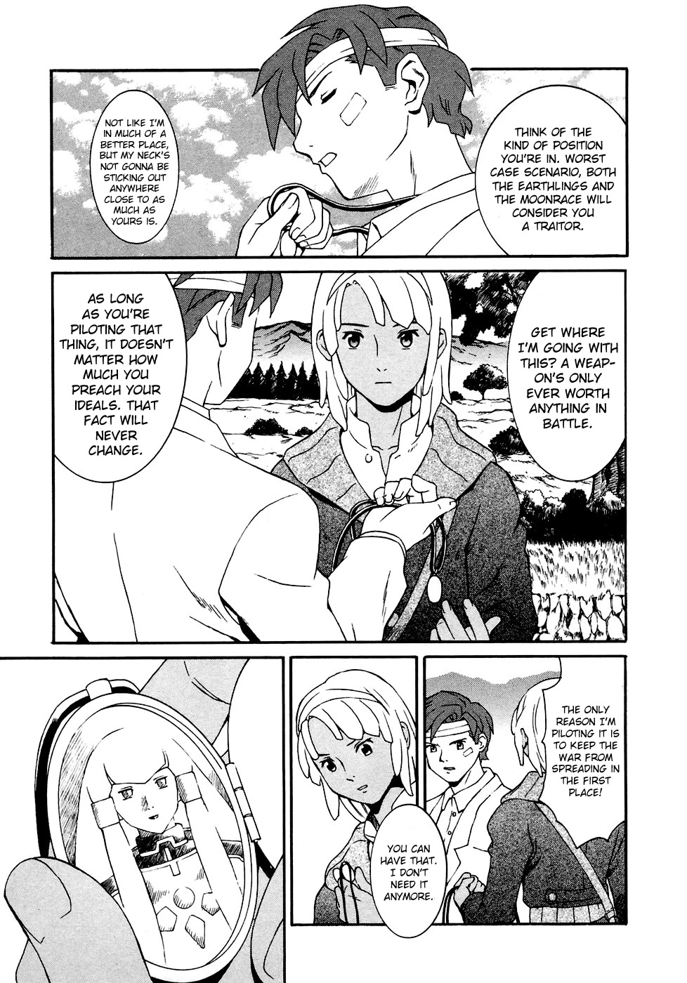 Turn A Gundam Chapter 12 page 10 - Chapter 12: The Shadow of The Eclipse