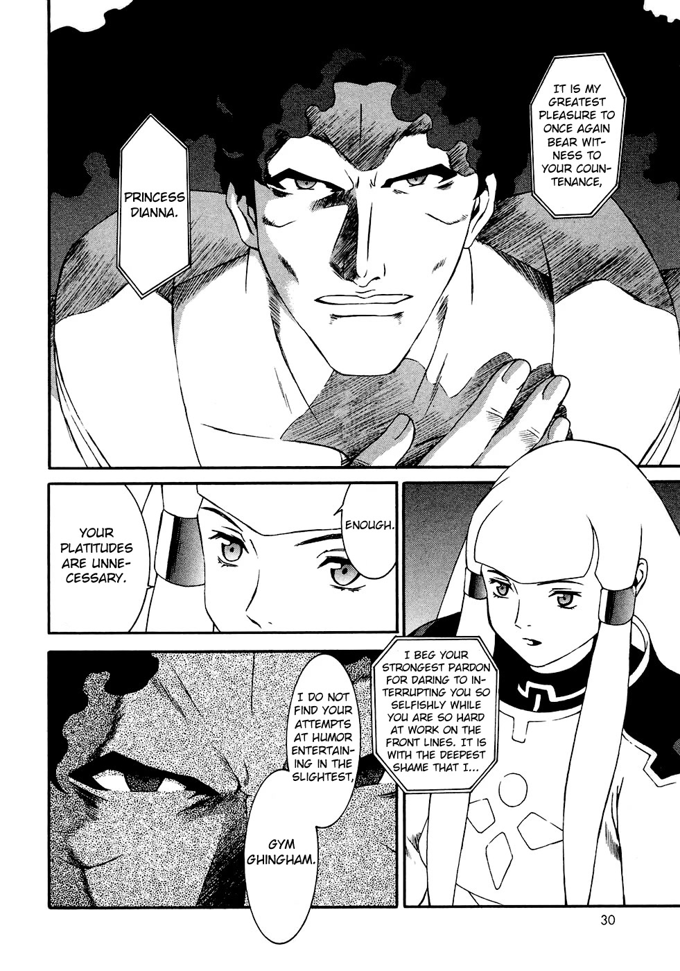 Turn A Gundam Chapter 12 page 28 - Chapter 12: The Shadow of The Eclipse