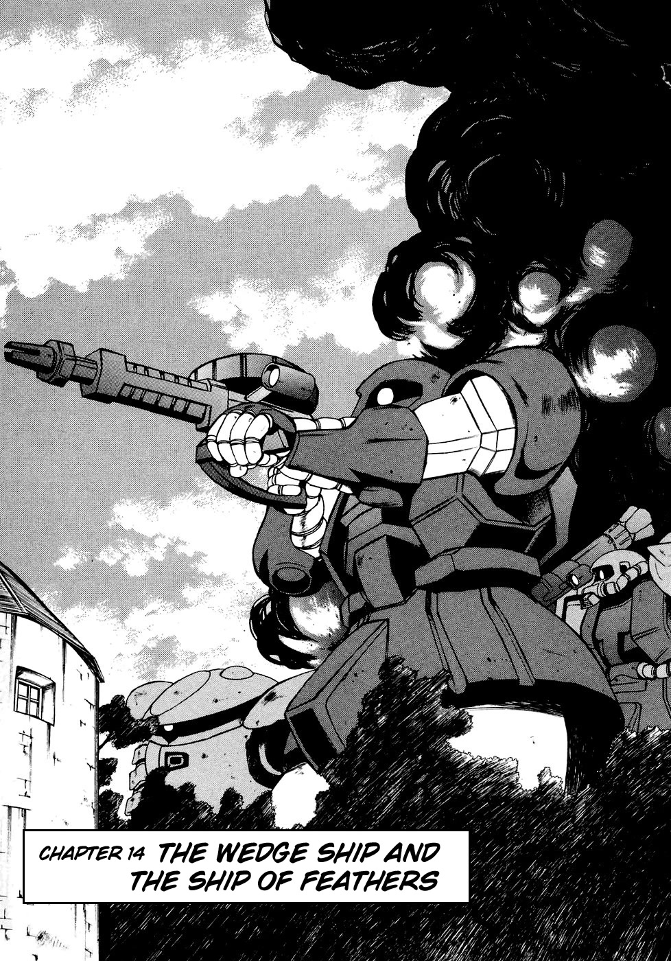 Turn A Gundam Chapter 14 page 1 - Chapter 14: The Wedge Ship and The Ship of Feathers