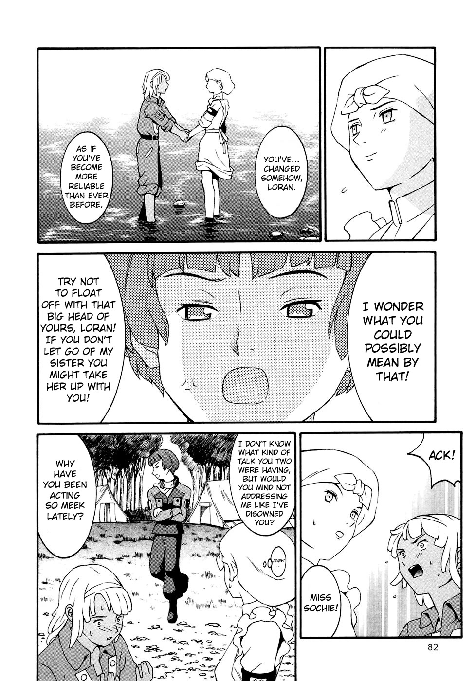 Turn A Gundam Chapter 14 page 14 - Chapter 14: The Wedge Ship and The Ship of Feathers