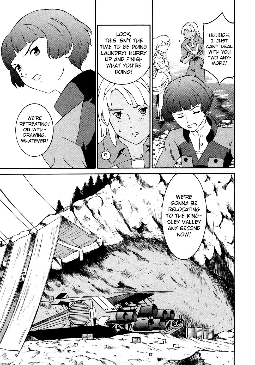 Turn A Gundam Chapter 14 page 15 - Chapter 14: The Wedge Ship and The Ship of Feathers
