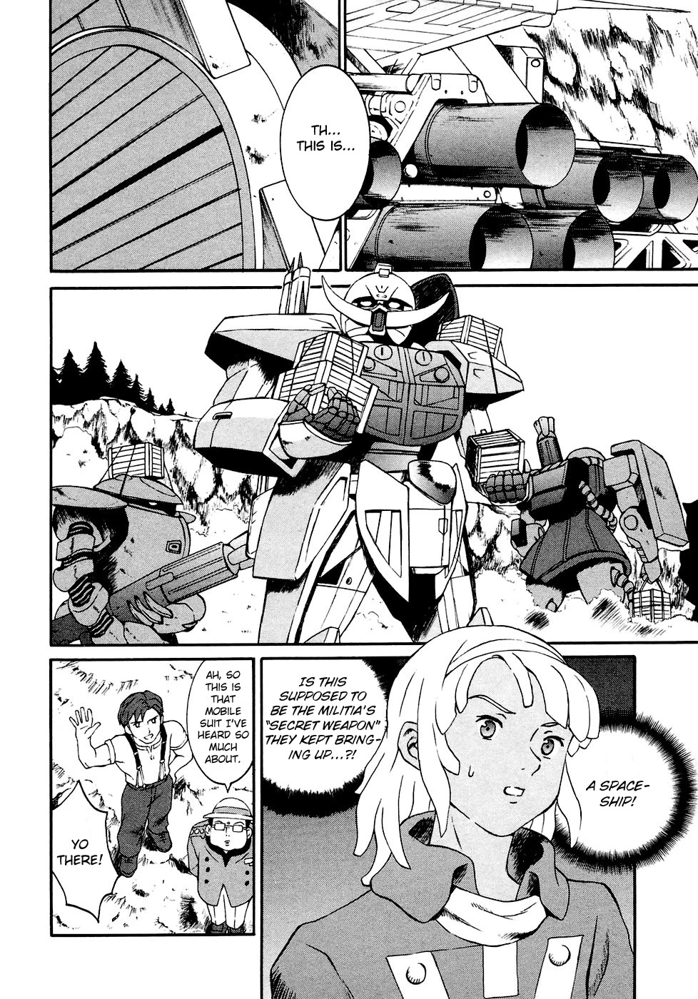 Turn A Gundam Chapter 14 page 16 - Chapter 14: The Wedge Ship and The Ship of Feathers