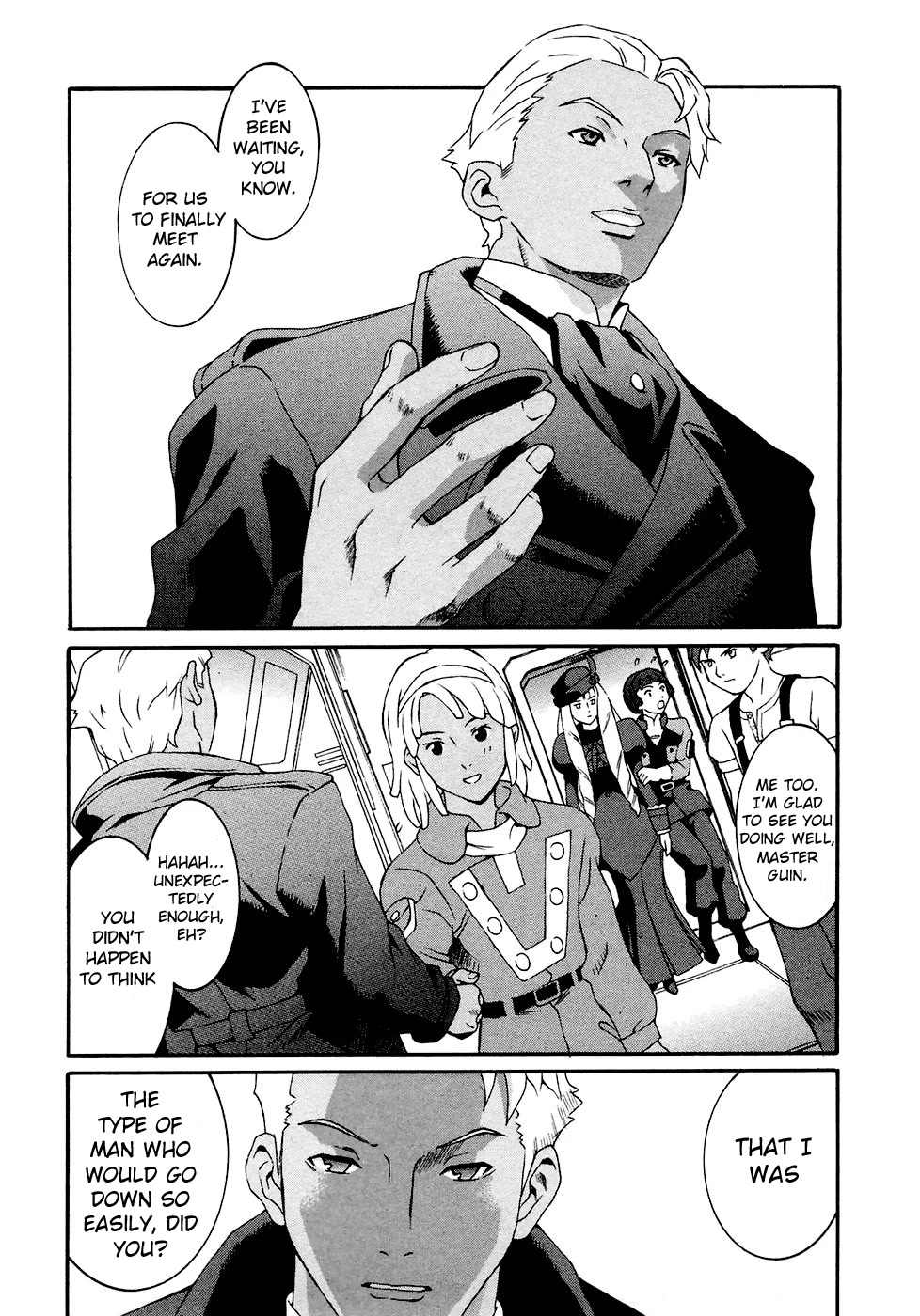 Turn A Gundam Chapter 14 page 19 - Chapter 14: The Wedge Ship and The Ship of Feathers