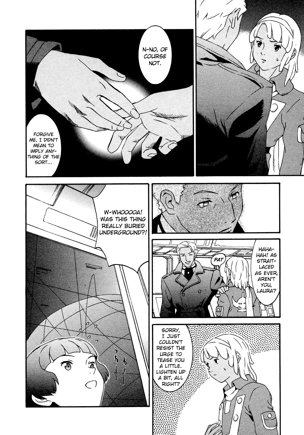 Turn A Gundam Chapter 14 page 20 - Chapter 14: The Wedge Ship and The Ship of Feathers