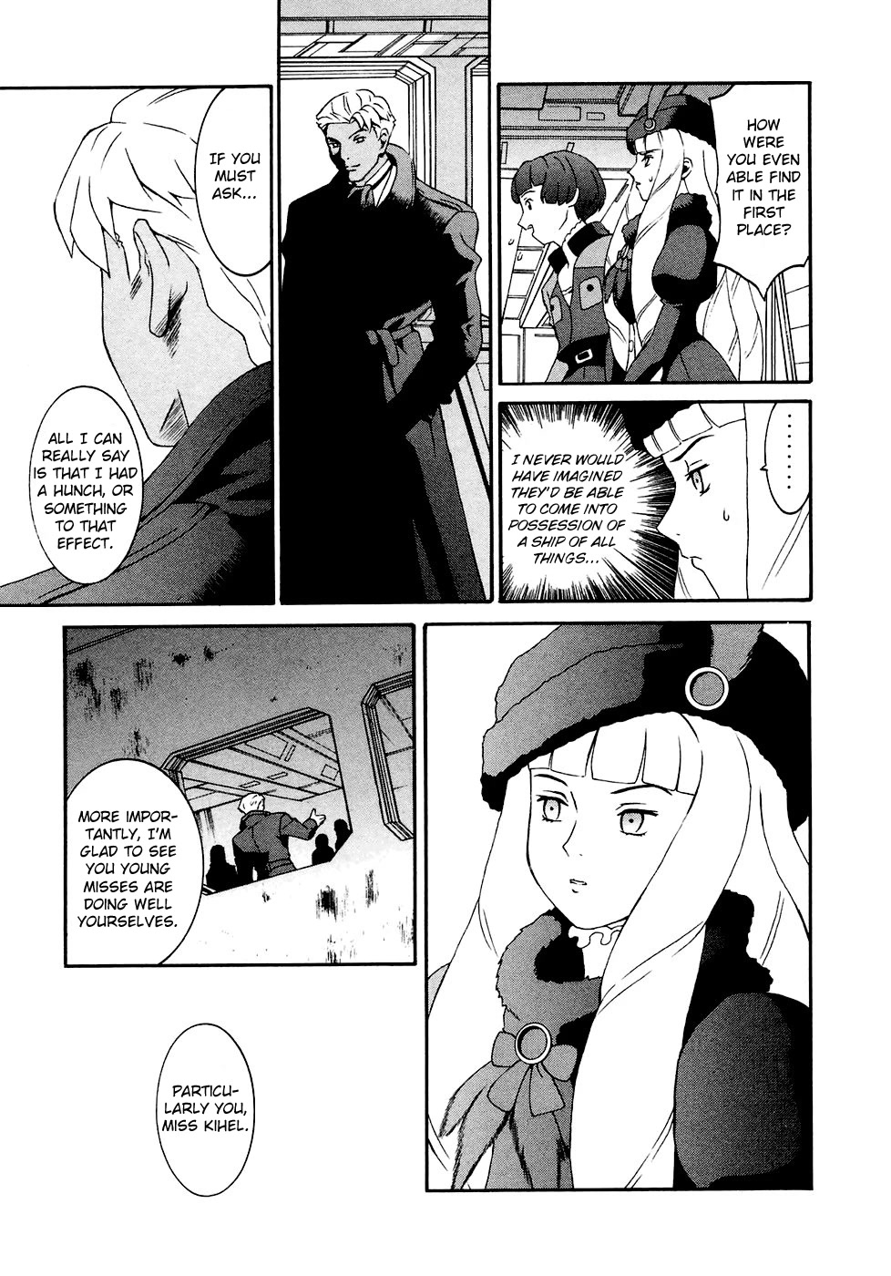 Turn A Gundam Chapter 14 page 21 - Chapter 14: The Wedge Ship and The Ship of Feathers