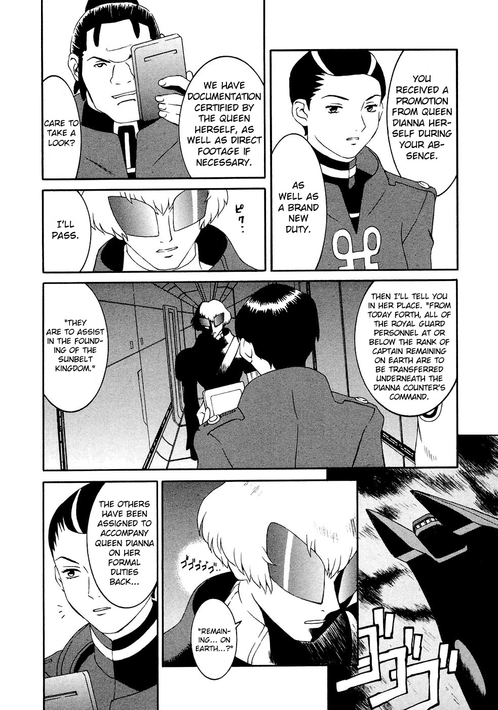 Turn A Gundam Chapter 14 page 26 - Chapter 14: The Wedge Ship and The Ship of Feathers