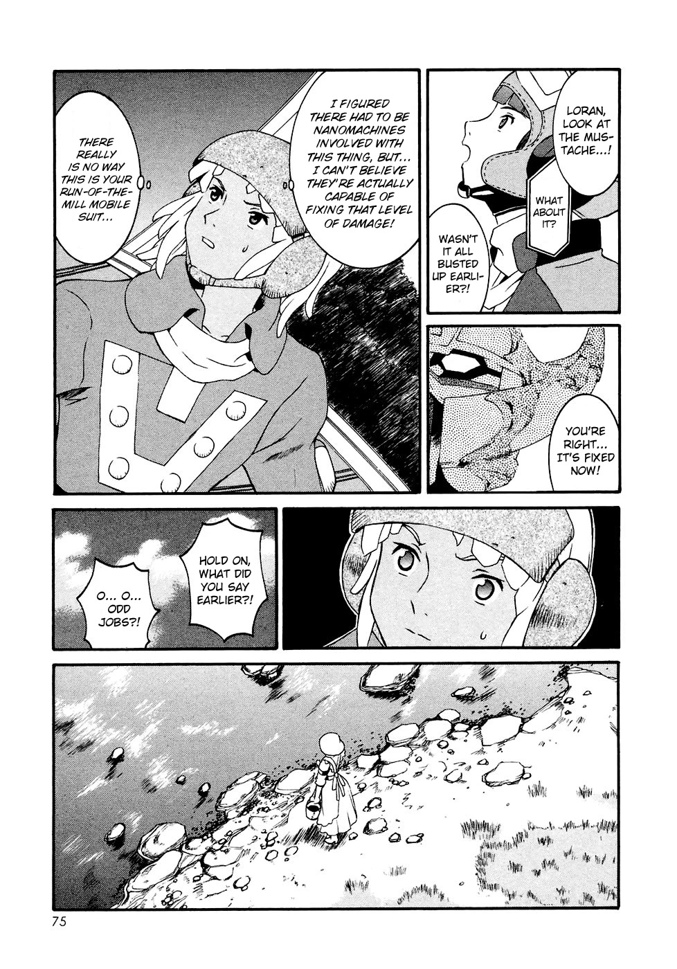 Turn A Gundam Chapter 14 page 7 - Chapter 14: The Wedge Ship and The Ship of Feathers
