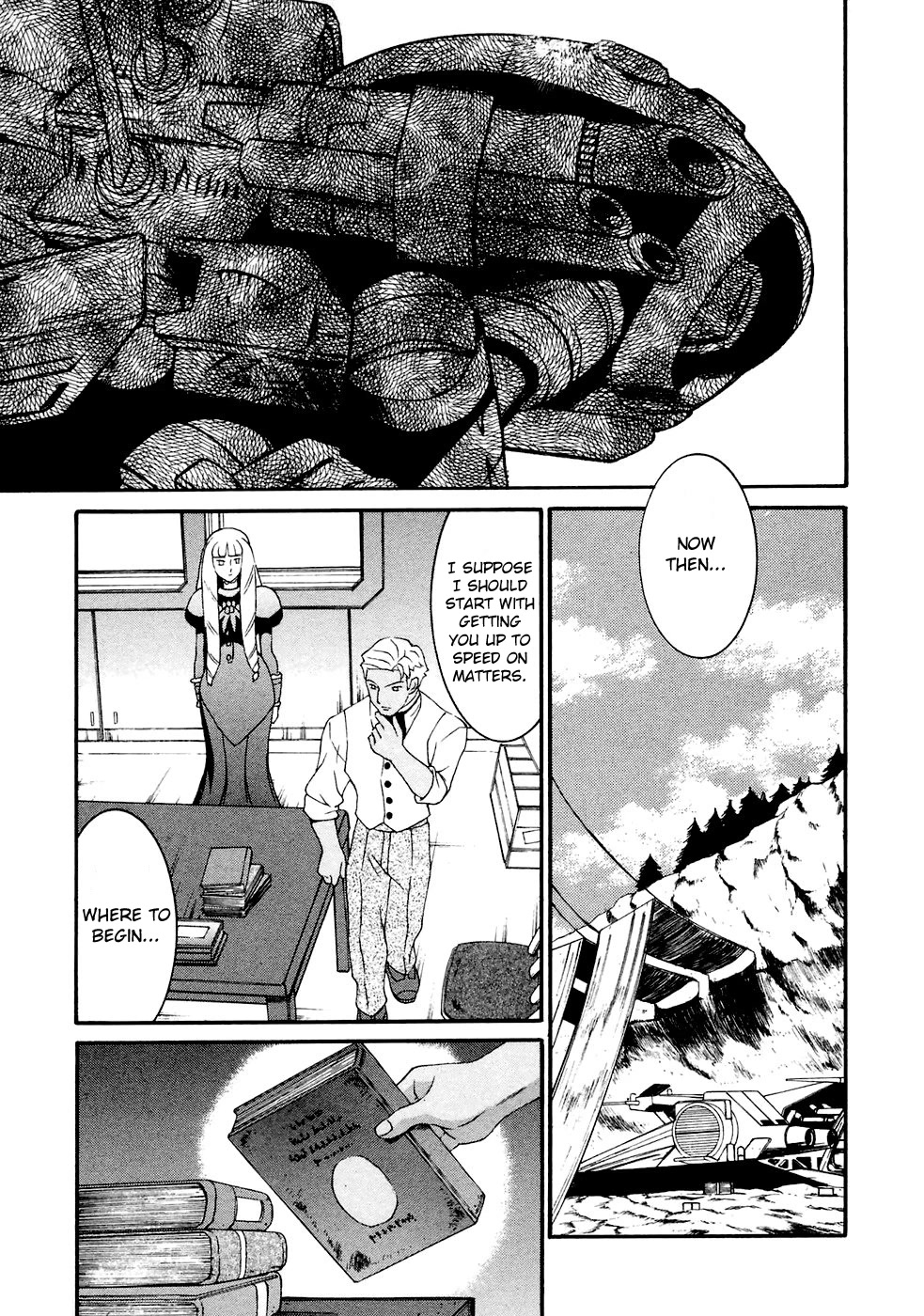 Turn A Gundam Chapter 15 page 13 - Chapter 15: The Presented Plume