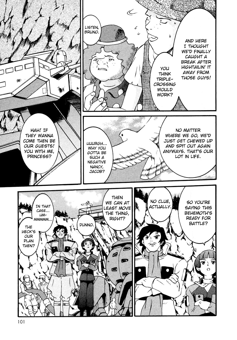 Turn A Gundam Chapter 15 page 3 - Chapter 15: The Presented Plume