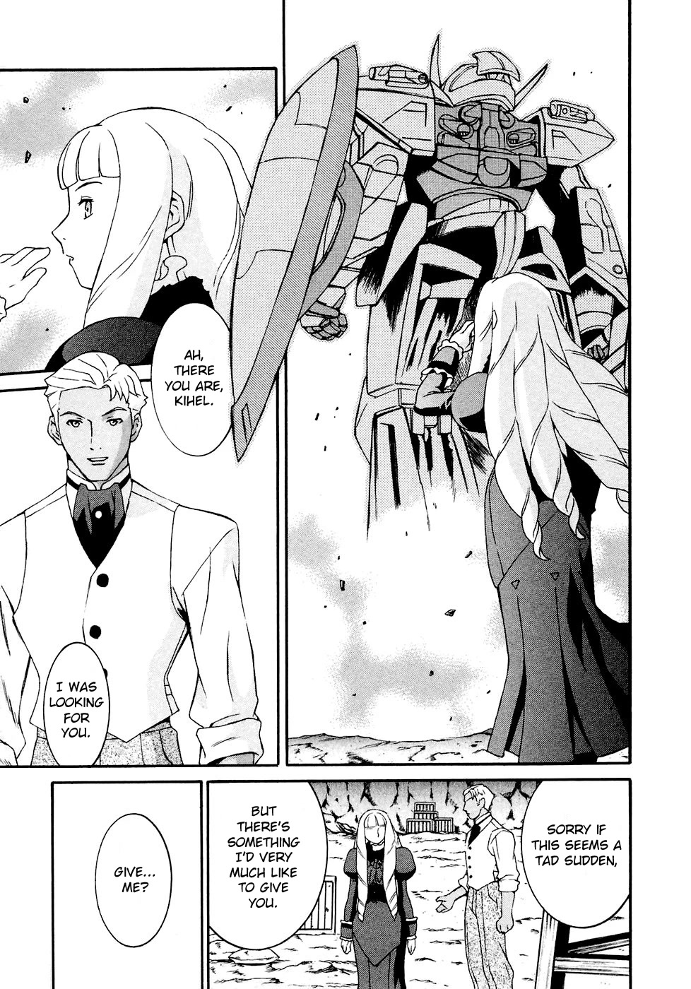 Turn A Gundam Chapter 15 page 9 - Chapter 15: The Presented Plume