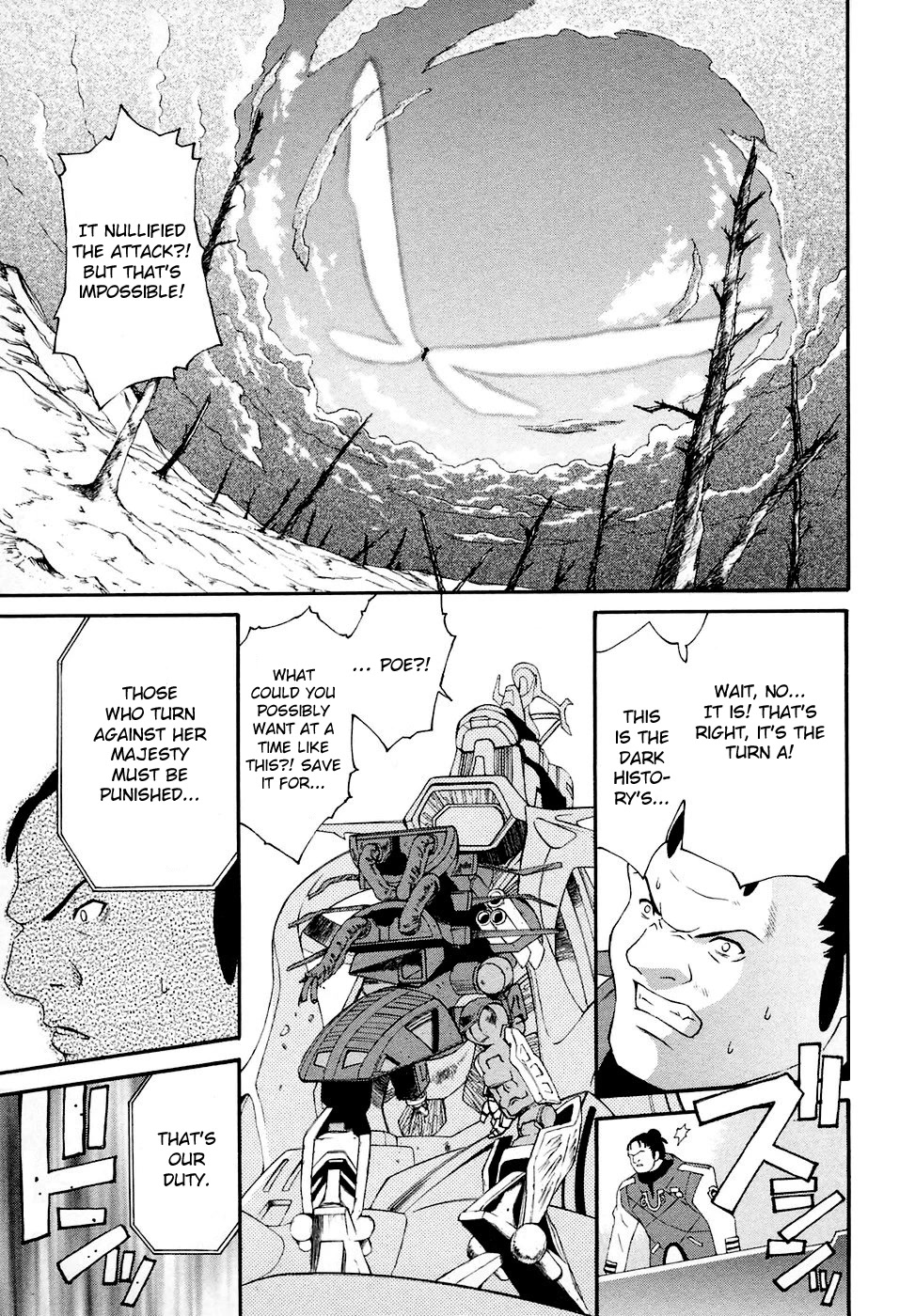 Turn A Gundam Chapter 18 page 15 - Chapter 18: The White Doll of Peace
