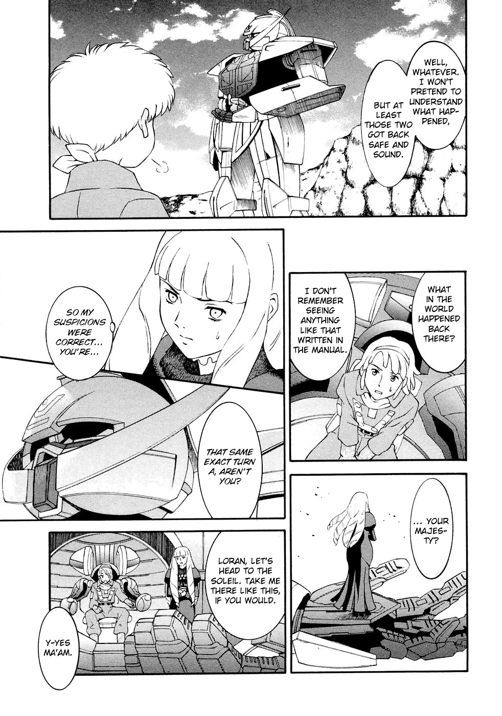 Turn A Gundam Chapter 18 page 18 - Chapter 18: The White Doll of Peace