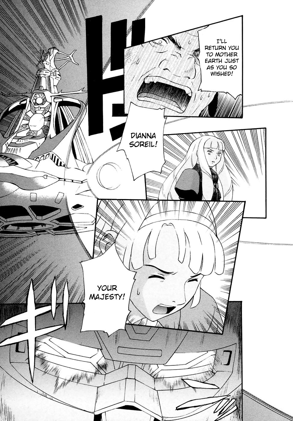 Turn A Gundam Chapter 18 page 8 - Chapter 18: The White Doll of Peace