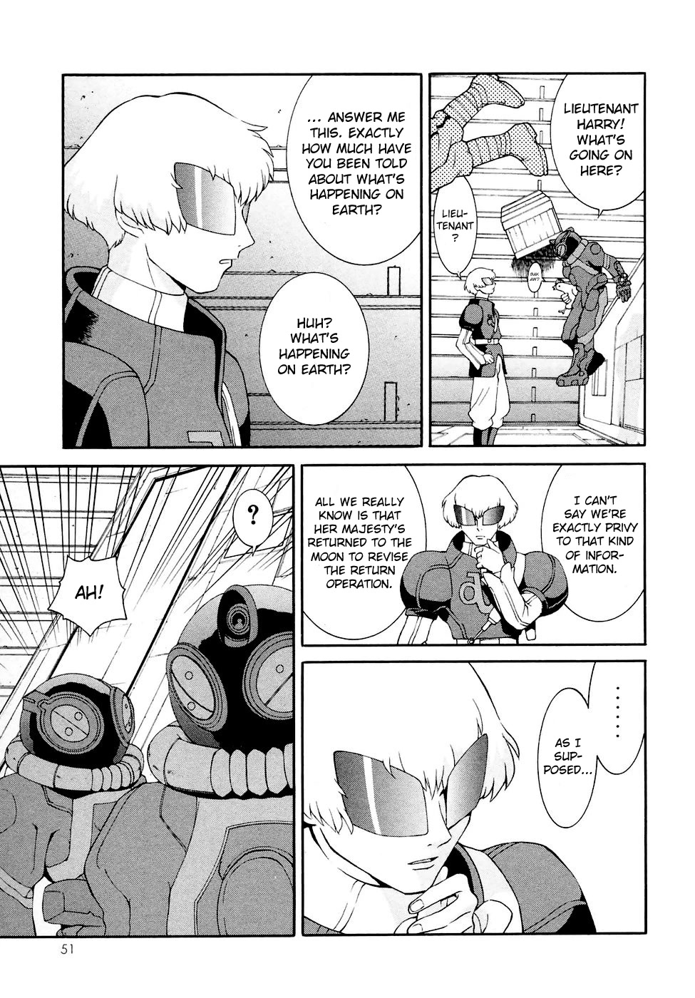 Turn A Gundam Chapter 19 page 15 - Chapter 19: The Militia in Space