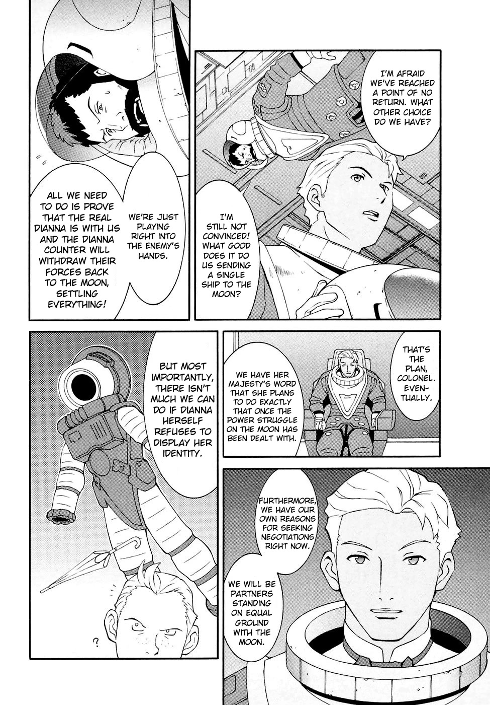 Turn A Gundam Chapter 19 page 18 - Chapter 19: The Militia in Space