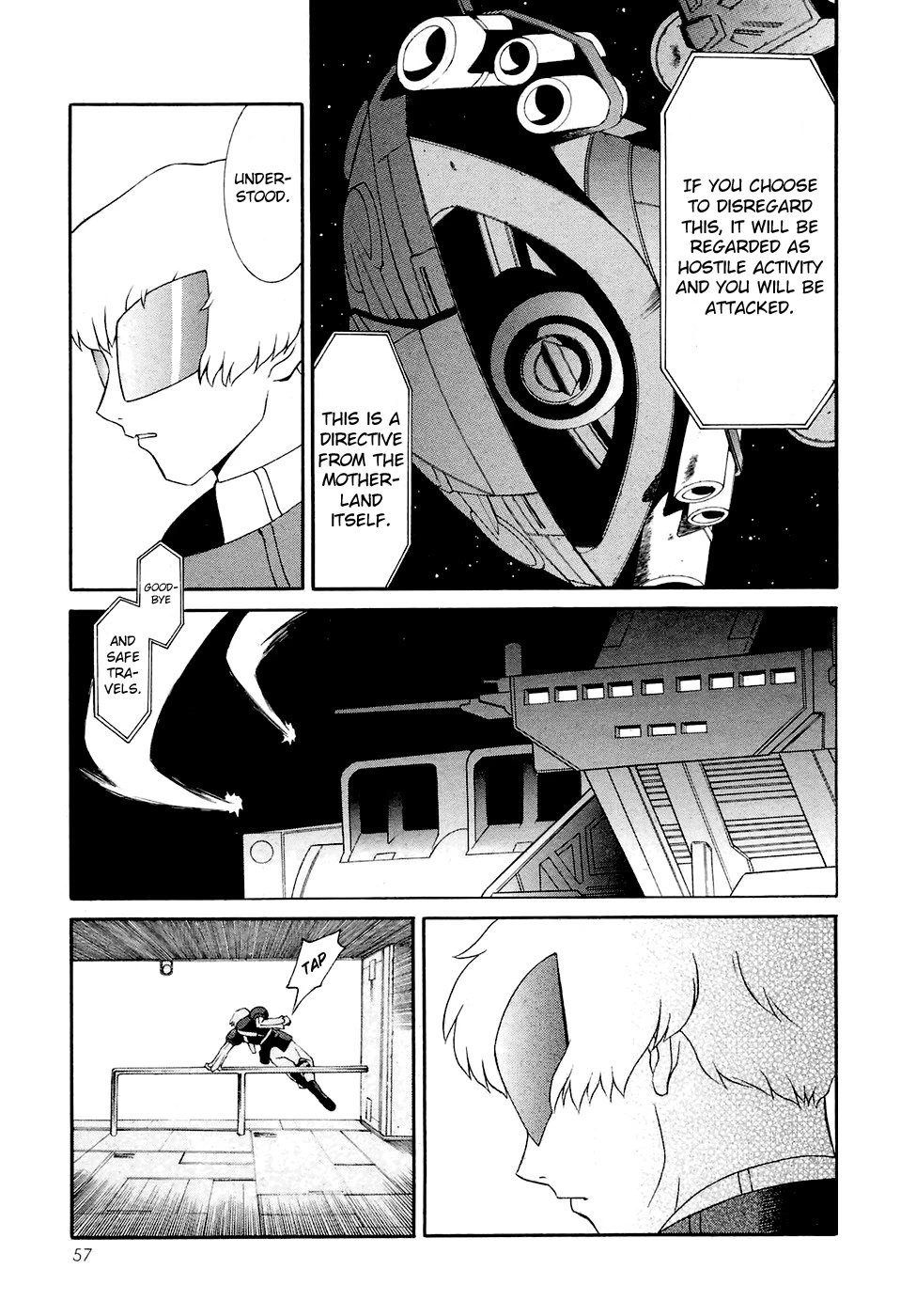 Turn A Gundam Chapter 19 page 21 - Chapter 19: The Militia in Space