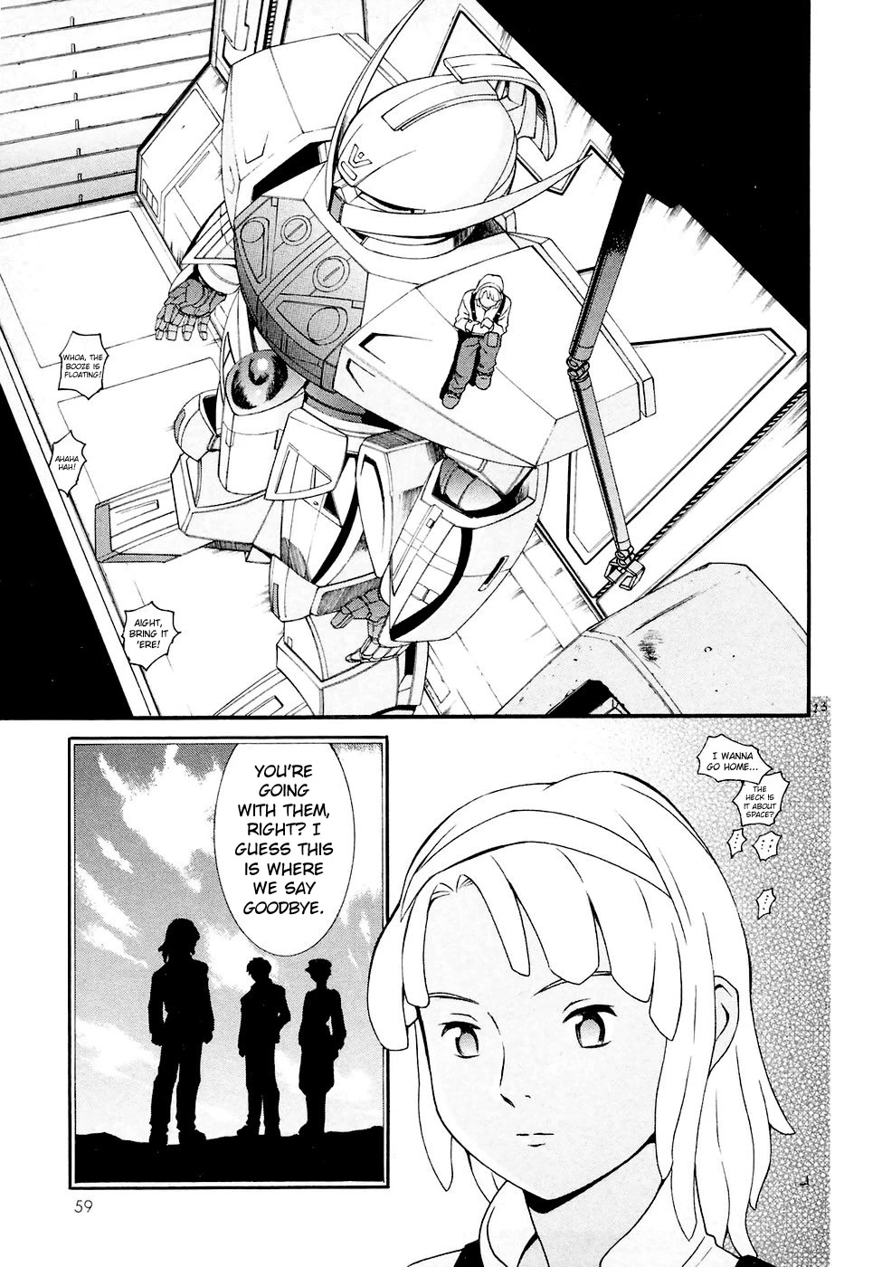 Turn A Gundam Chapter 19 page 23 - Chapter 19: The Militia in Space