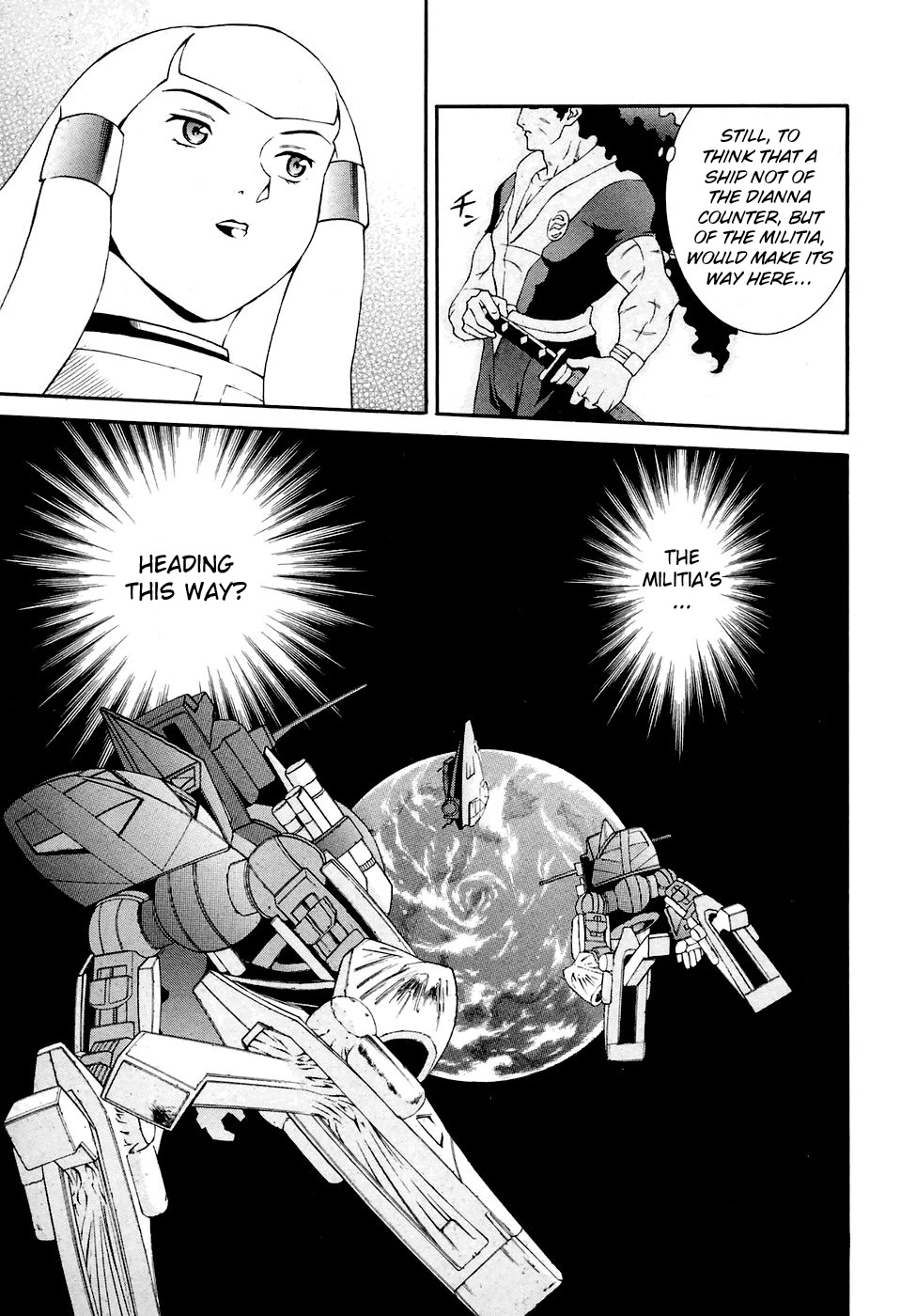 Turn A Gundam Chapter 19 page 9 - Chapter 19: The Militia in Space