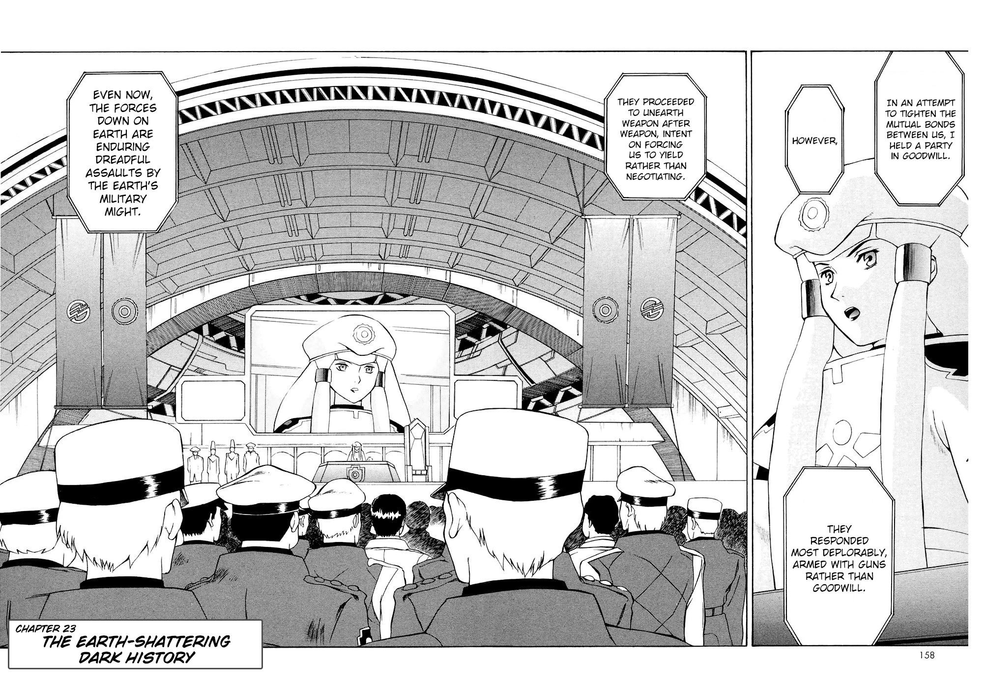 Turn A Gundam Chapter 23 page 2 - Chapter 23: The Earth-Shattering Black History
