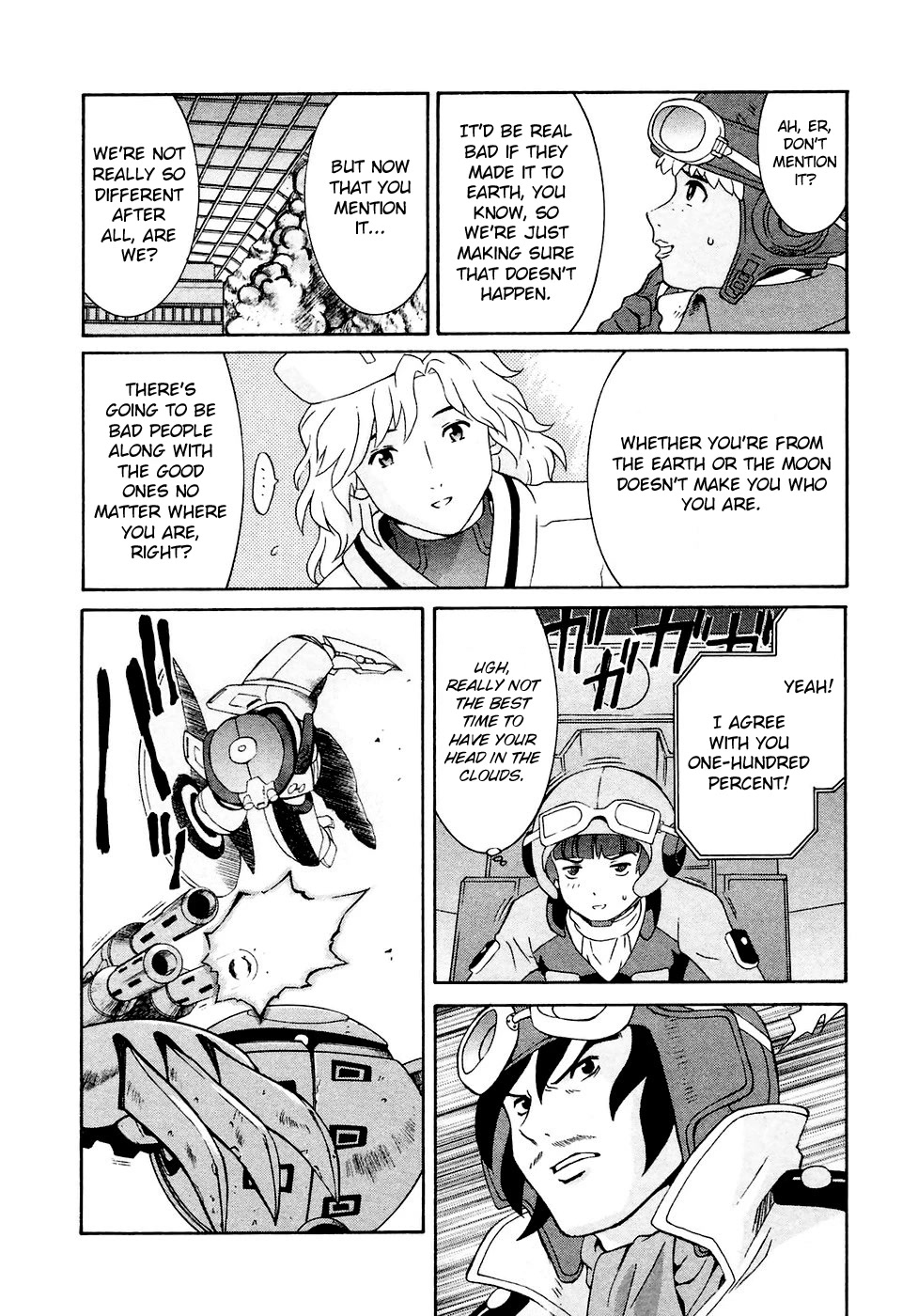Turn A Gundam Chapter 26 page 16 - Chapter 26: Ghingham, The War God
