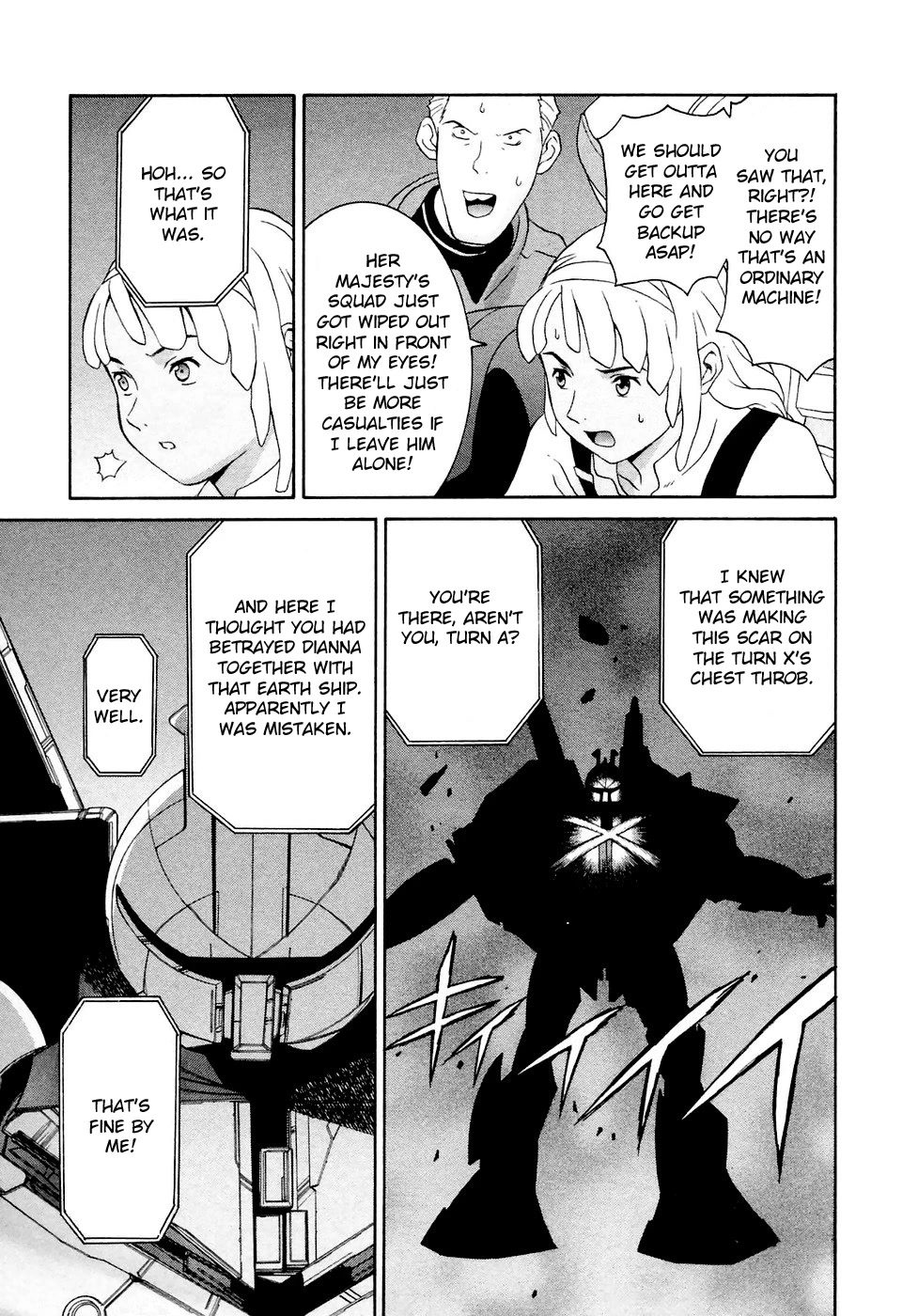 Turn A Gundam Chapter 26 page 5 - Chapter 26: Ghingham, The War God