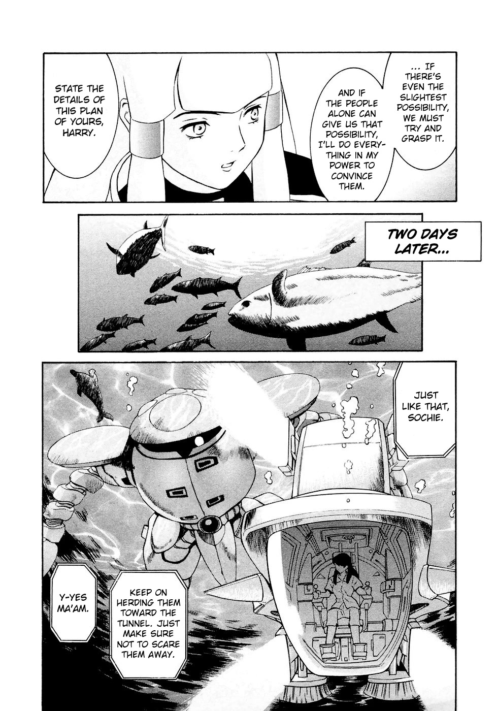 Turn A Gundam Chapter 27 page 18 - Chapter 27: The Choice to Pursue