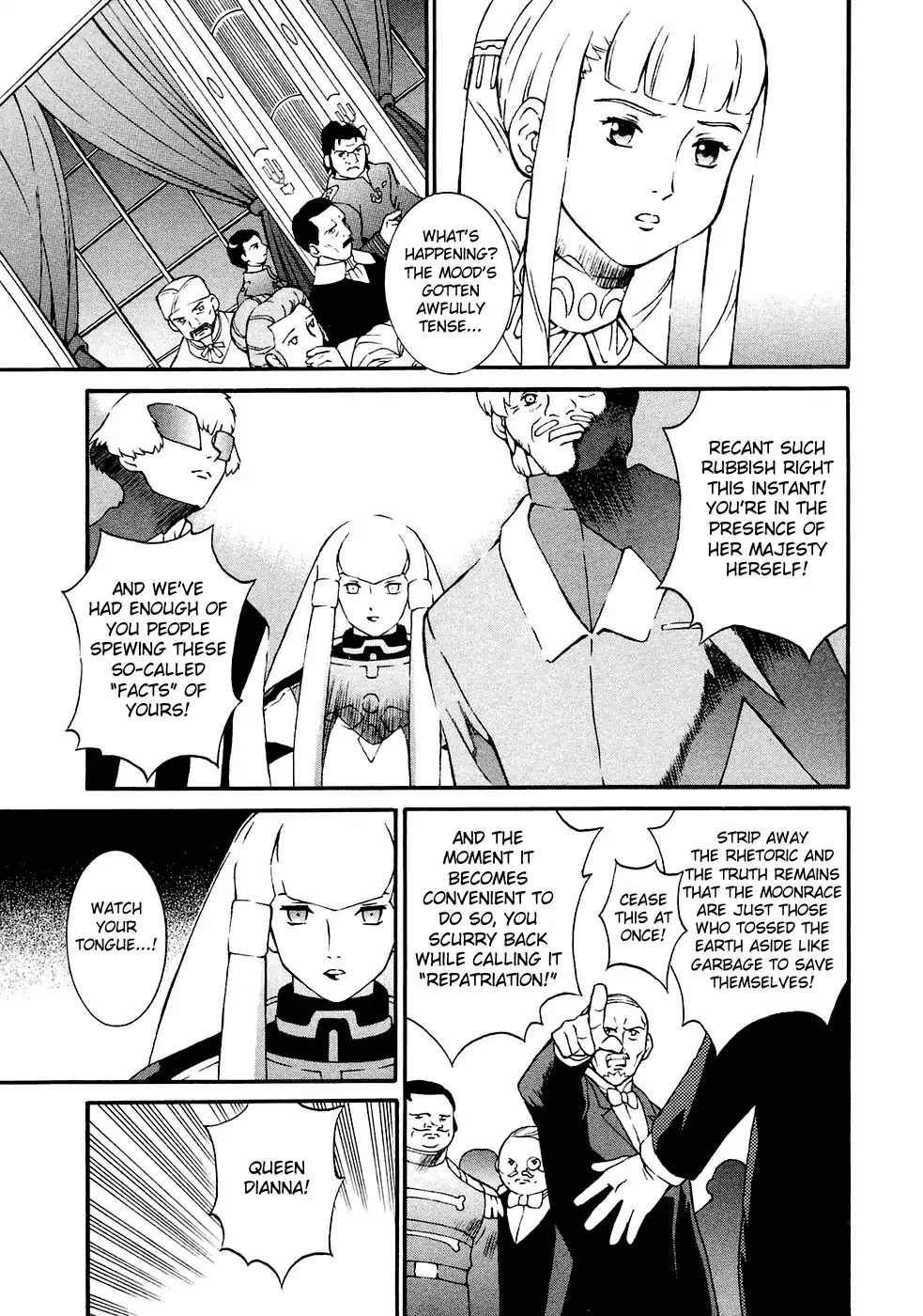 Turn A Gundam Chapter 5 page 7 - Chapter 5: Each Individual’s Intents