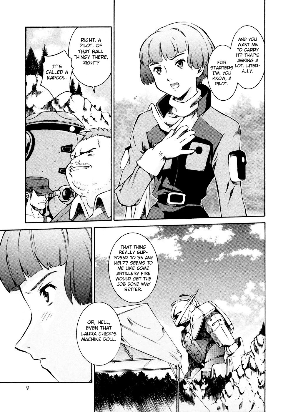 Turn A Gundam Chapter 6 page 10 - Chapter 6: disaster arrives