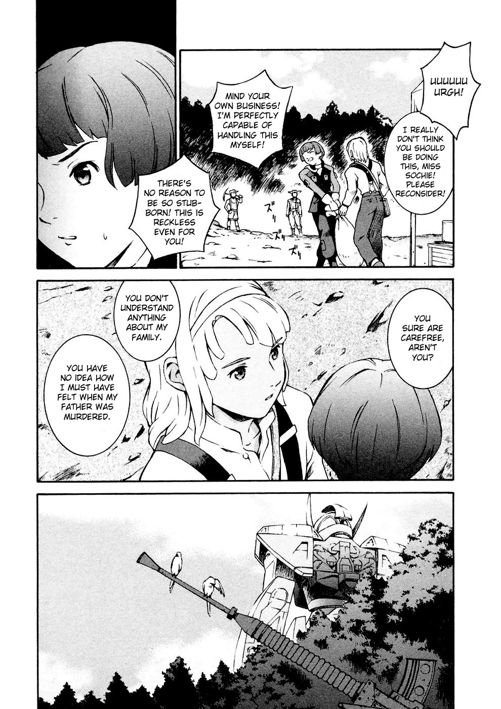 Turn A Gundam Chapter 6 page 17 - Chapter 6: disaster arrives