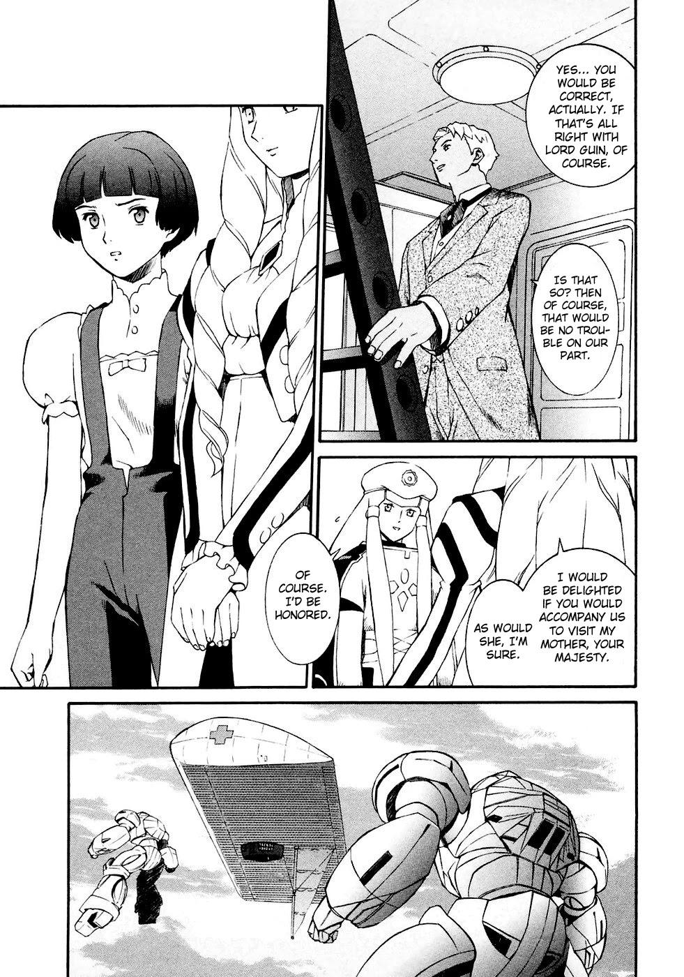 Turn A Gundam Chapter 8 page 9 - Chapter 8: Grave Visitation