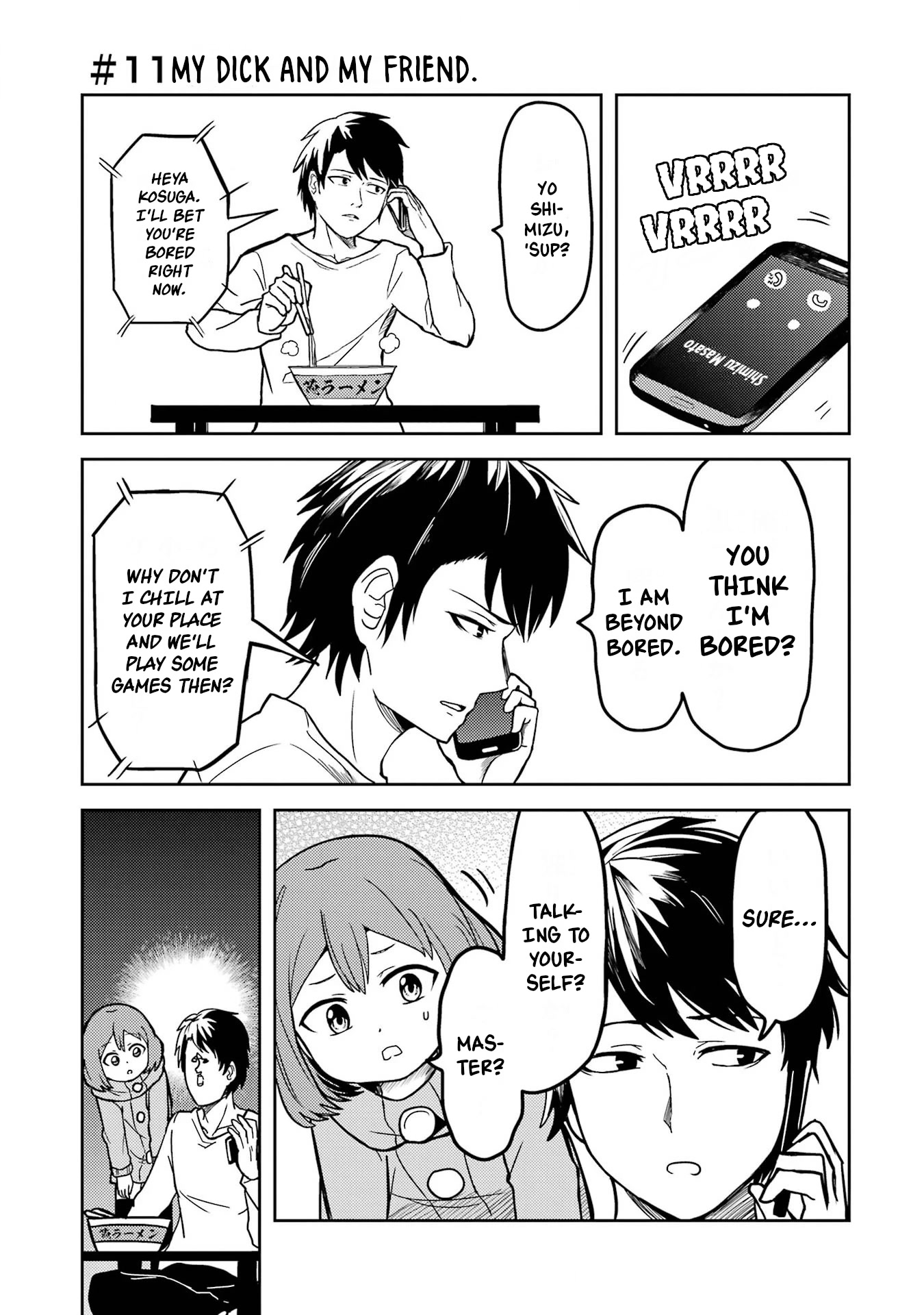 Turns Out My Dick Was a Cute Girl Chapter 11 page 1 - Chapter 11: My Dick and My Friend.