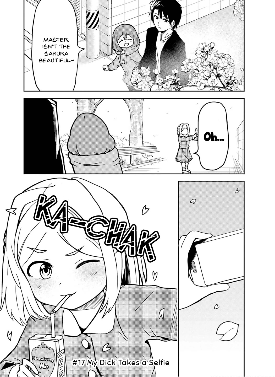Turns Out My Dick Was a Cute Girl Chapter 17 page 1 - Chapter 17: My Dick Takes a Selfie